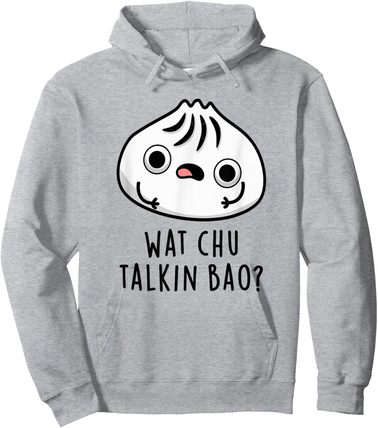 Wat Chu Talkin Bao Funny Dimsum Pun Hoodie - Hoodie | Ash