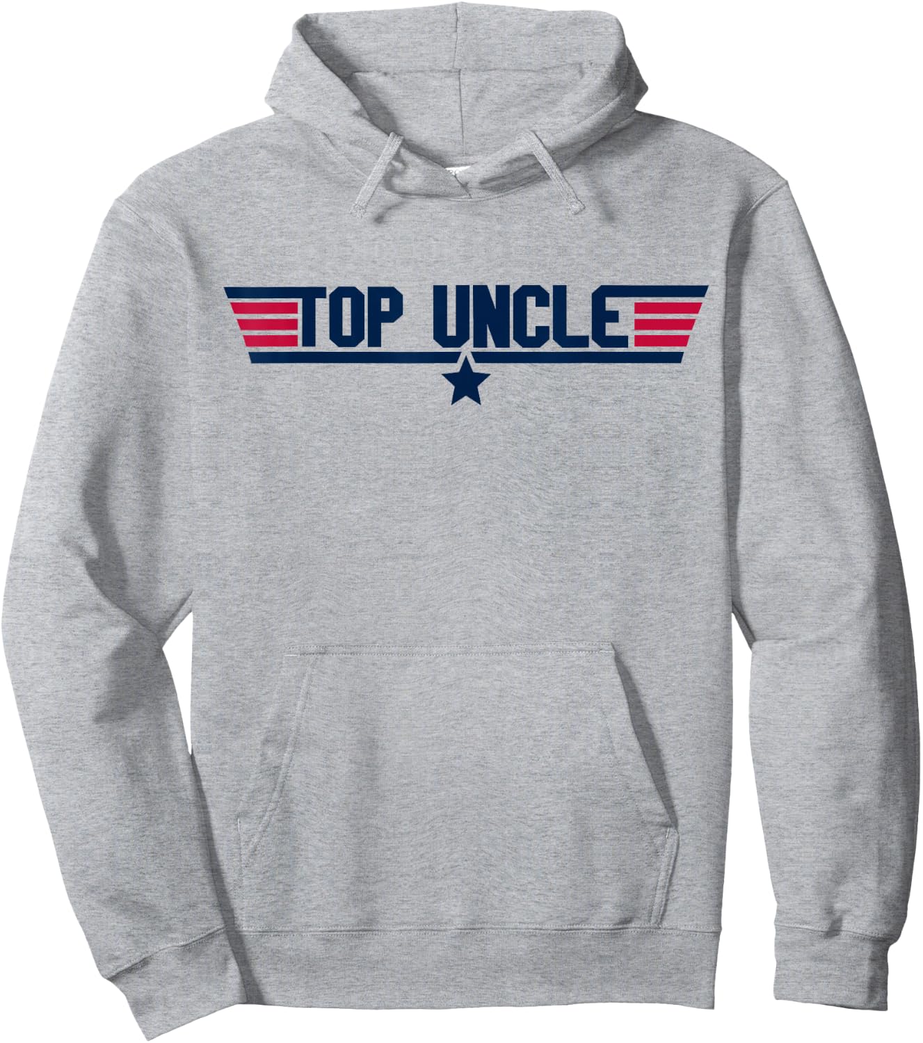 Top Uncle Love Family Funny Christmas Birthday Hoodie - Hoodie | Ash