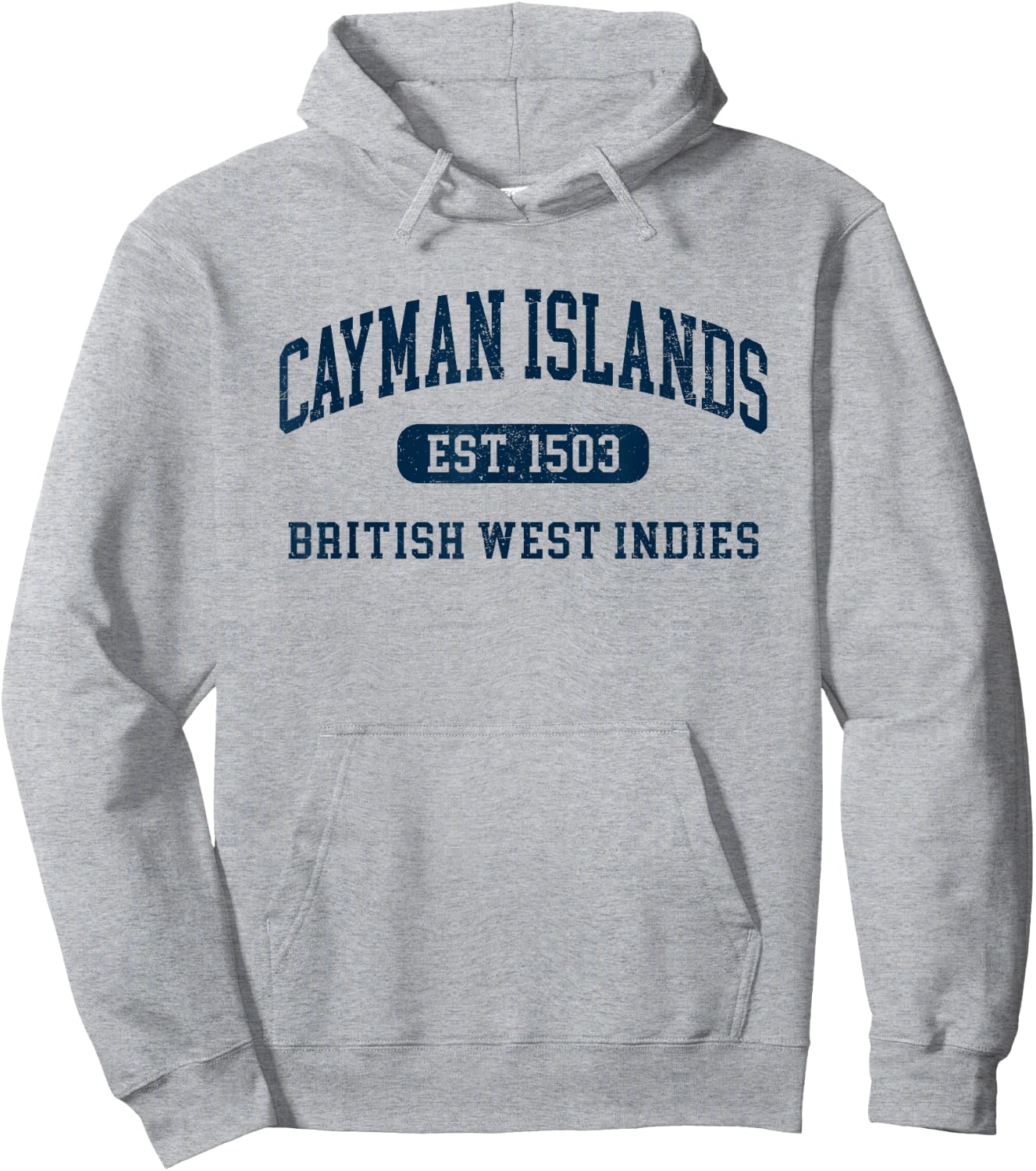 Retro Grand Cayman Islands 1503 Vintage Vacation Souvenir Hoodie - Hoodie | Ash