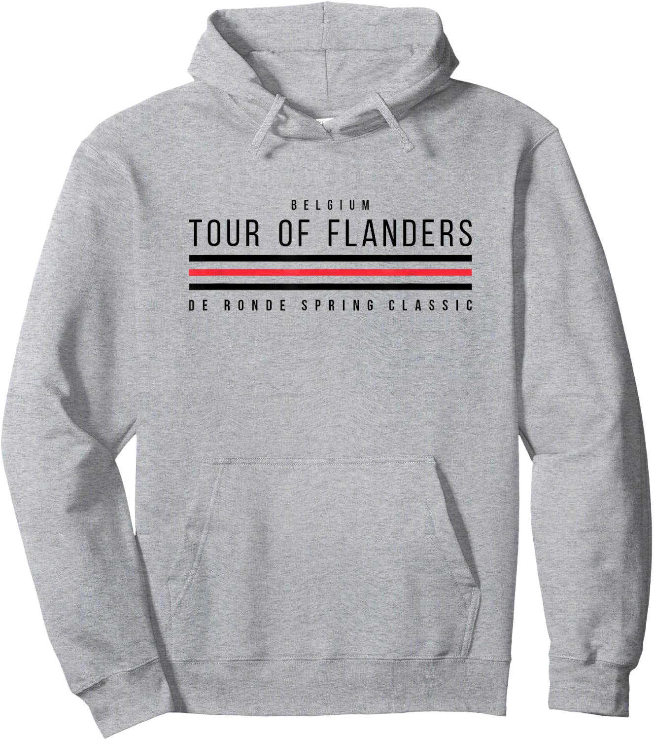 Tour Of Flanders De Ronde Spring Classic Belgium Hoodie - Hoodie | Ash