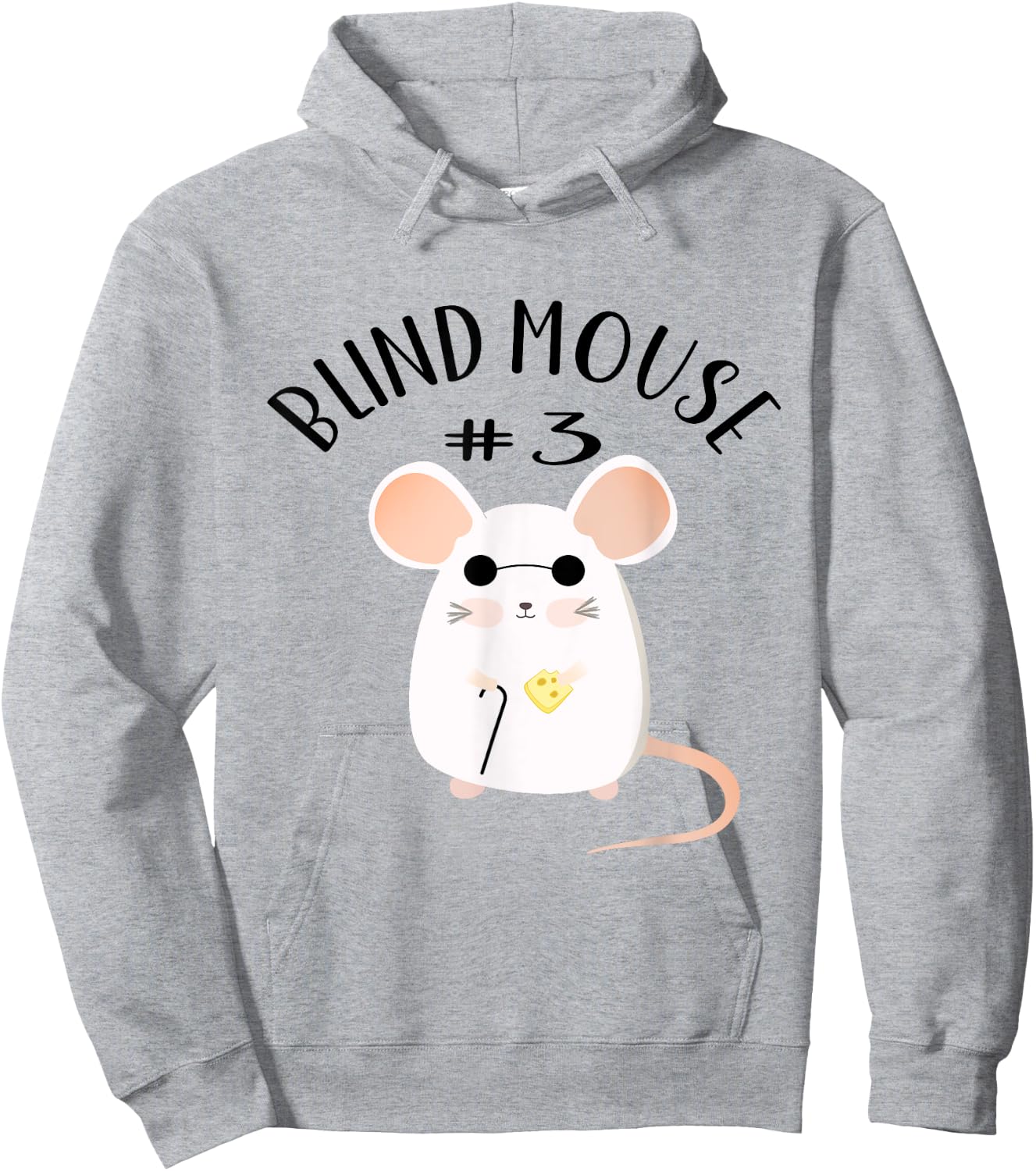 Halloween Matching Group #3-3 Blind Mice Costume Hoodie - Hoodie | Ash
