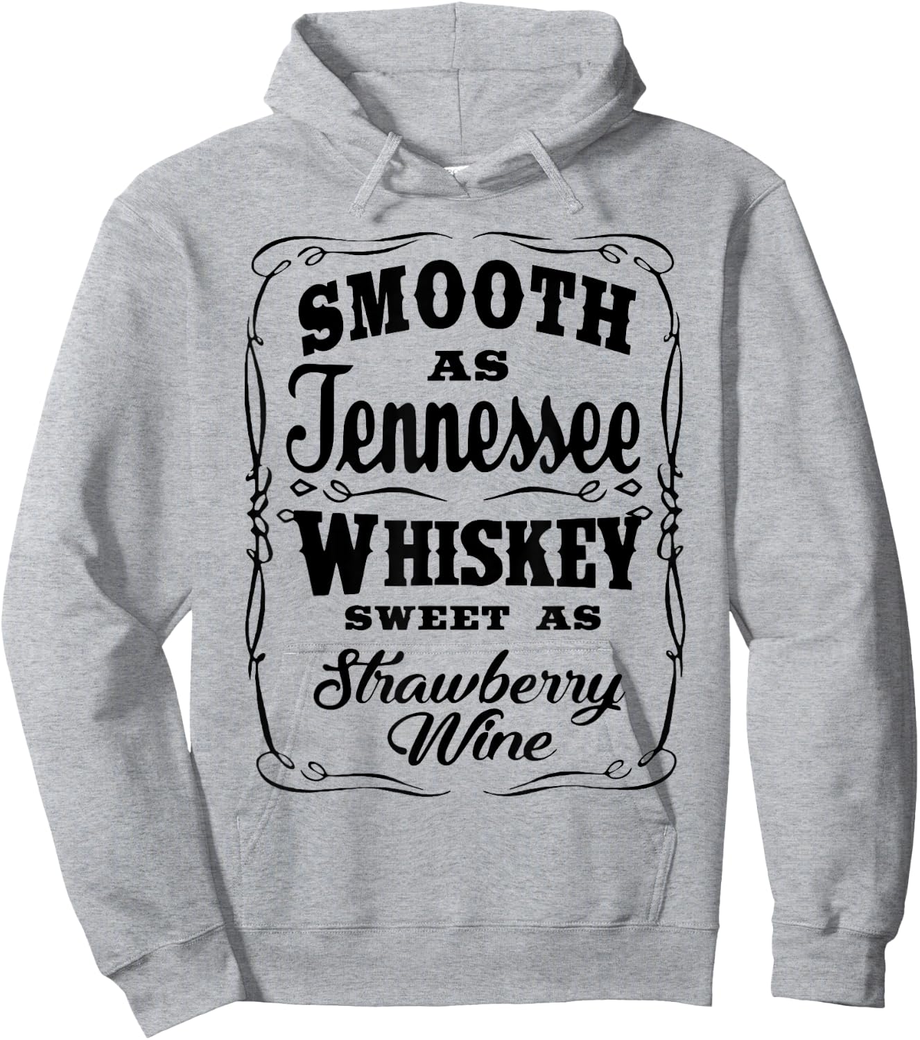 Smooth As Tennessee Whiskey Country Music 80s Wine Glasses Hoodie - Hoodie | Ash