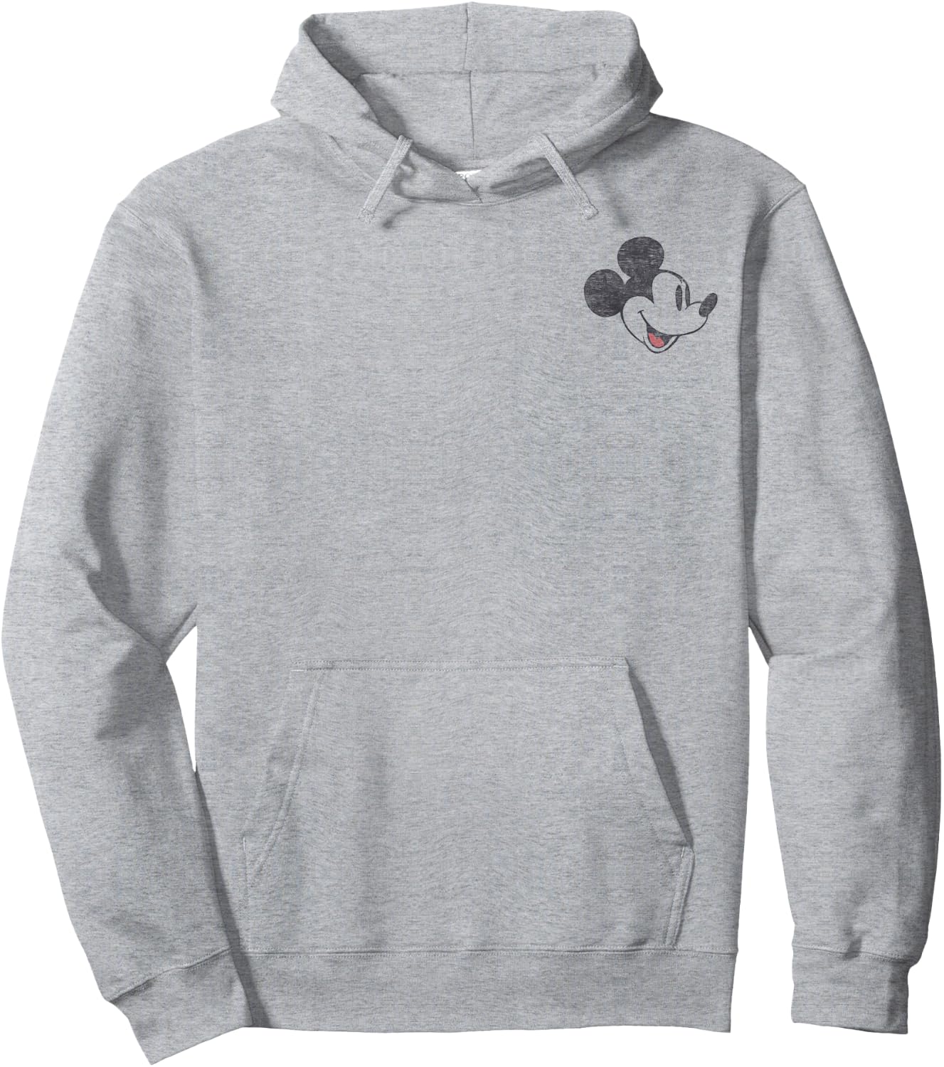 Disney Mickey and Friends Classic Mickey Front & Back Hoodie - Hoodie | Ash