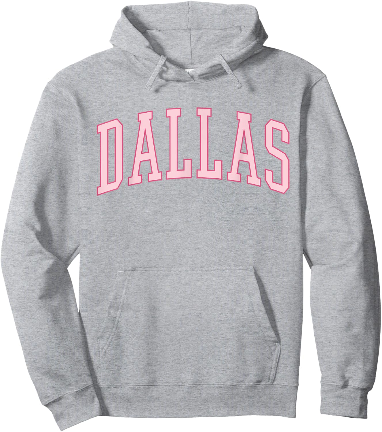 Dallas Texas Pink Preppy Cute Hoodie - Hoodie | Ash