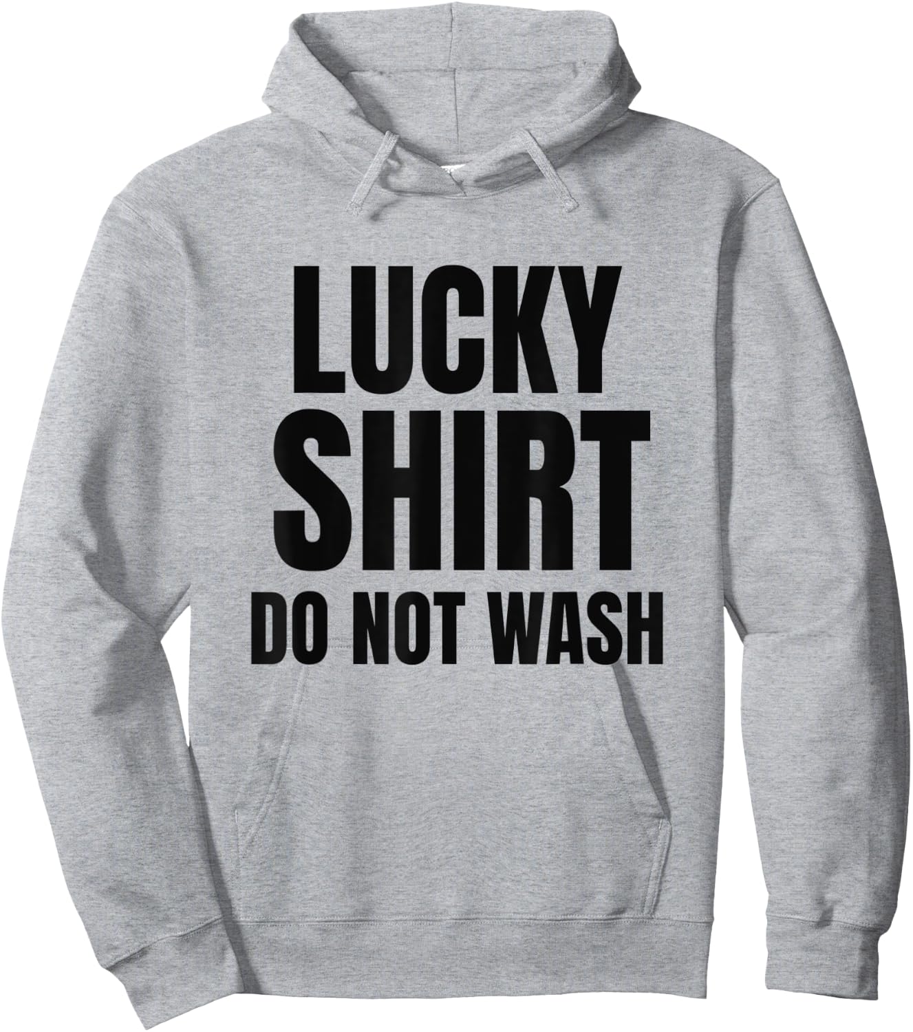 Lucky Shirt Do Not Wash | Men Teen Hoodie - Hoodie | Ash