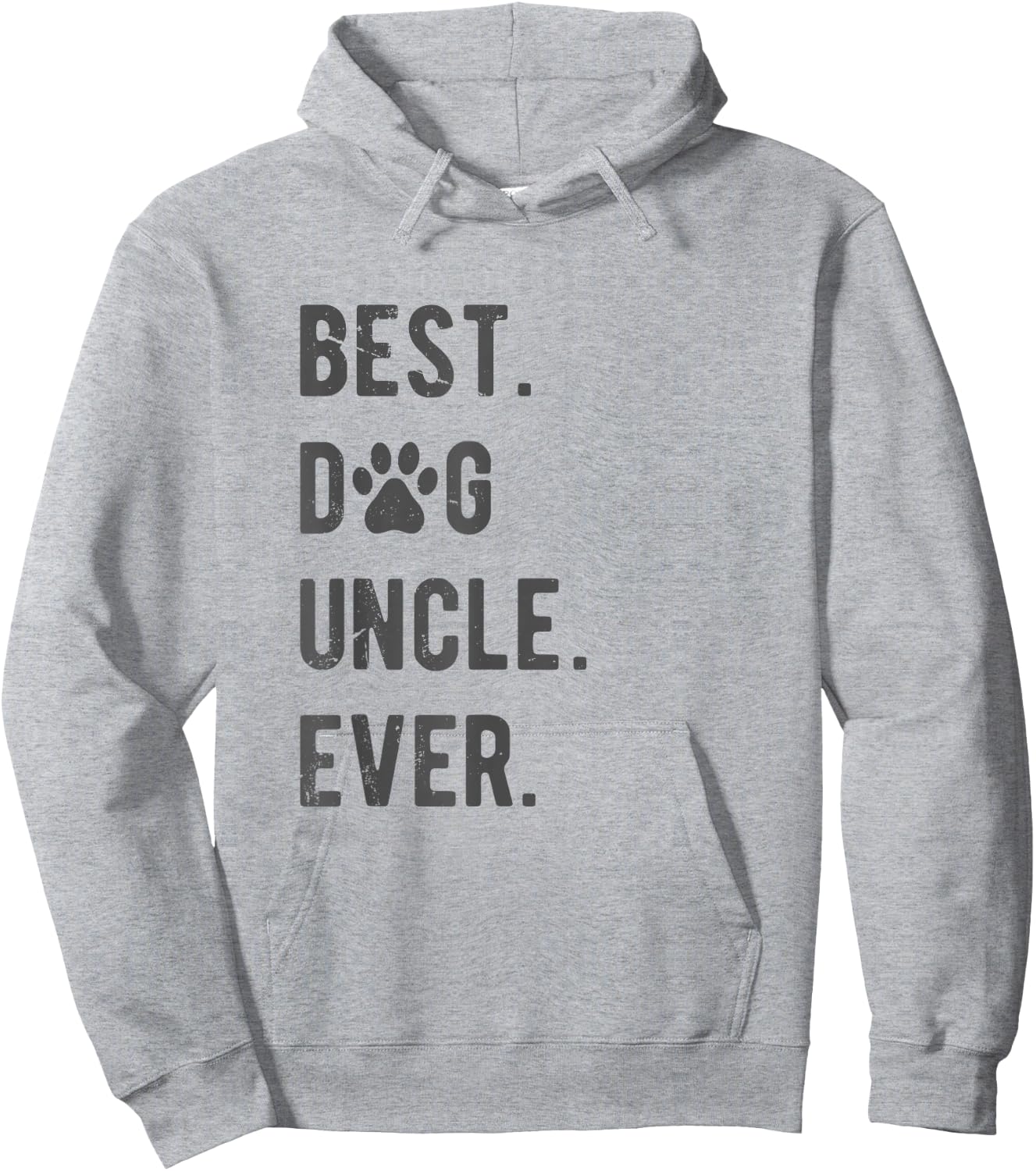 Best Dog Uncle Ever Men's Dog Uncle , Grey, Small Hoodie - Hoodie | Ash