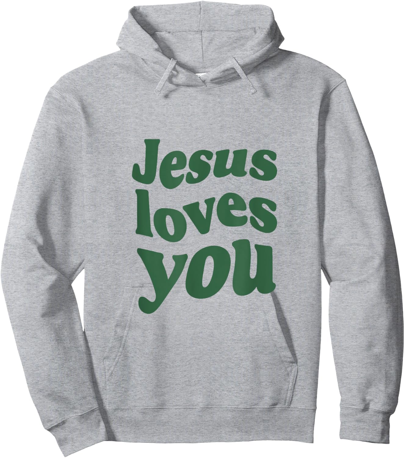 Jesus Loves You - Vintage Green Hoodie - Hoodie | Ash