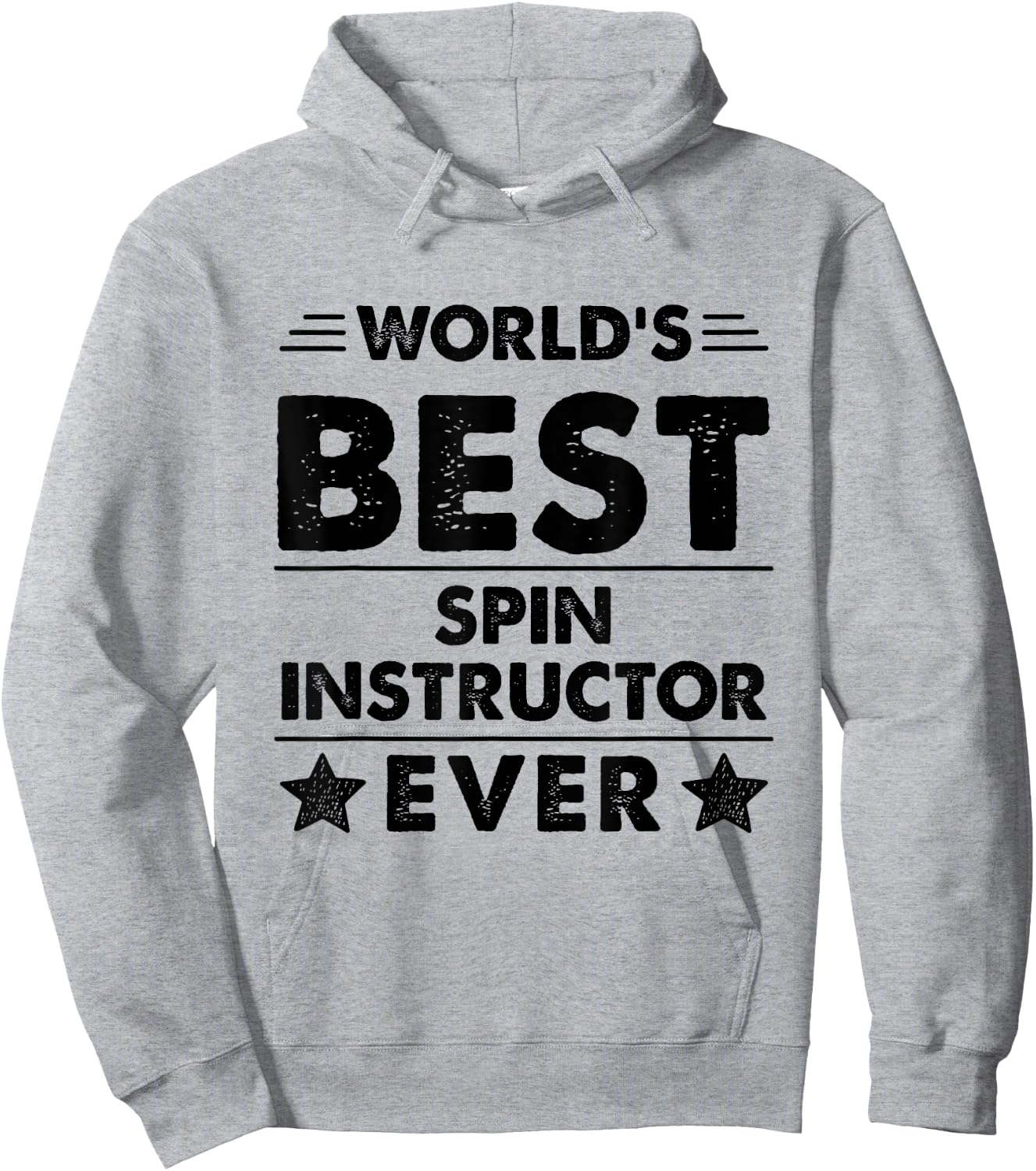 World's Best Spin Instructor Ever Hoodie - Hoodie | Ash