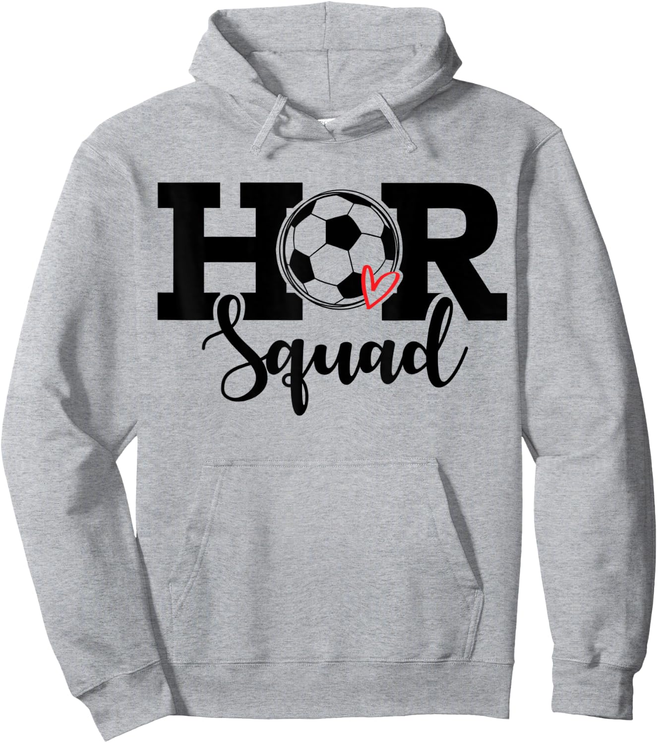 HR Squad Soccer Costume Funny Human Resource Hoodie - Hoodie | Ash