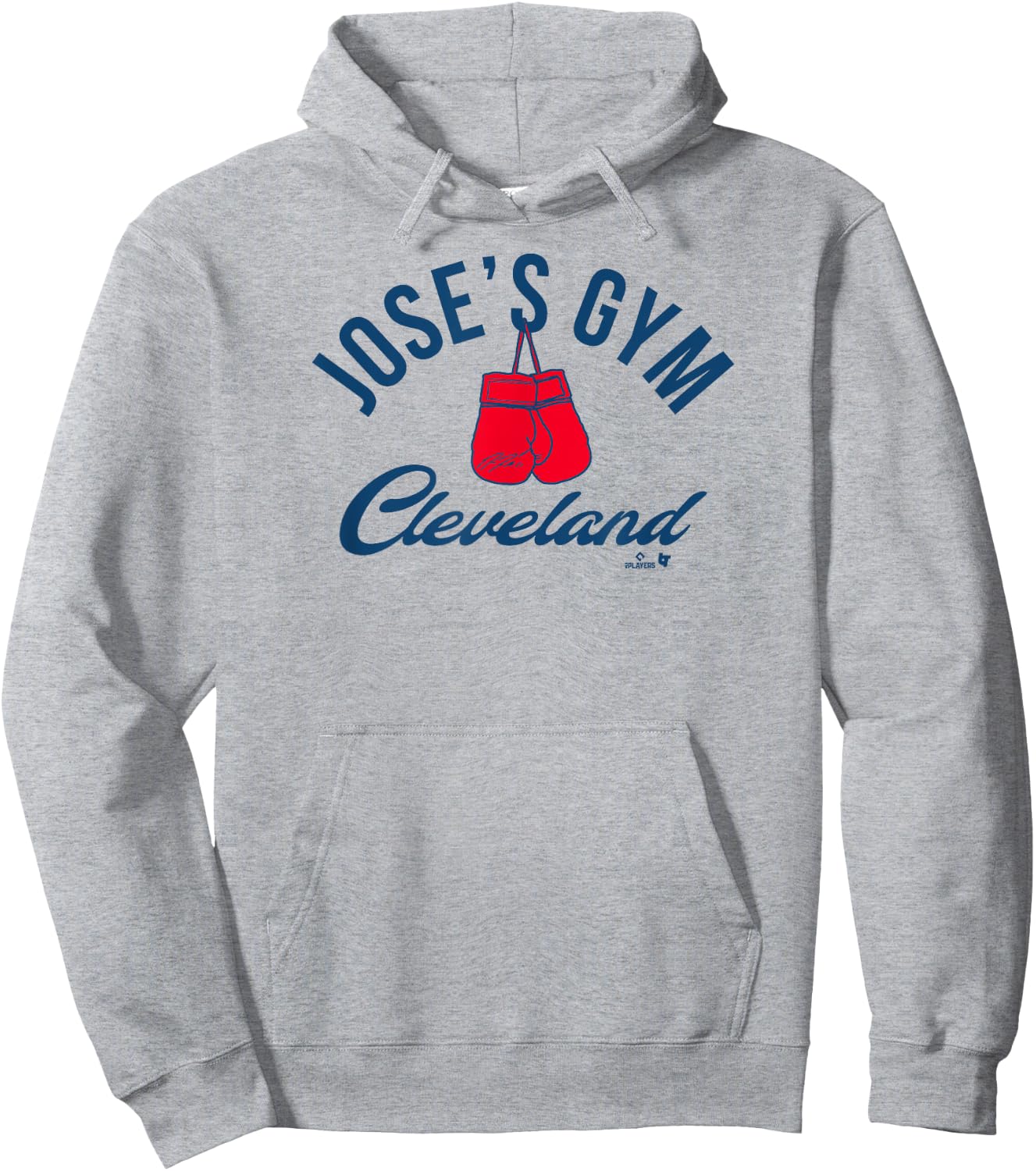 José Ramírez - Jose's Gym Gloves - Cleveland Baseball Hoodie - Hoodie | Ash