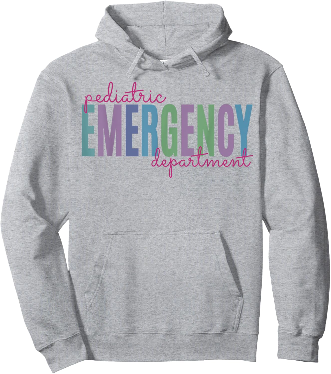 Pediatric Emergency Department Pediatric ER Nurse Medicine Hoodie - Hoodie | Ash
