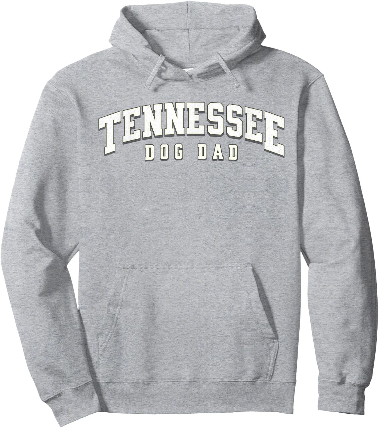 Tennessee TN Orange Dog Dad Father's Day Classic Tennessee Hoodie - Hoodie | Ash