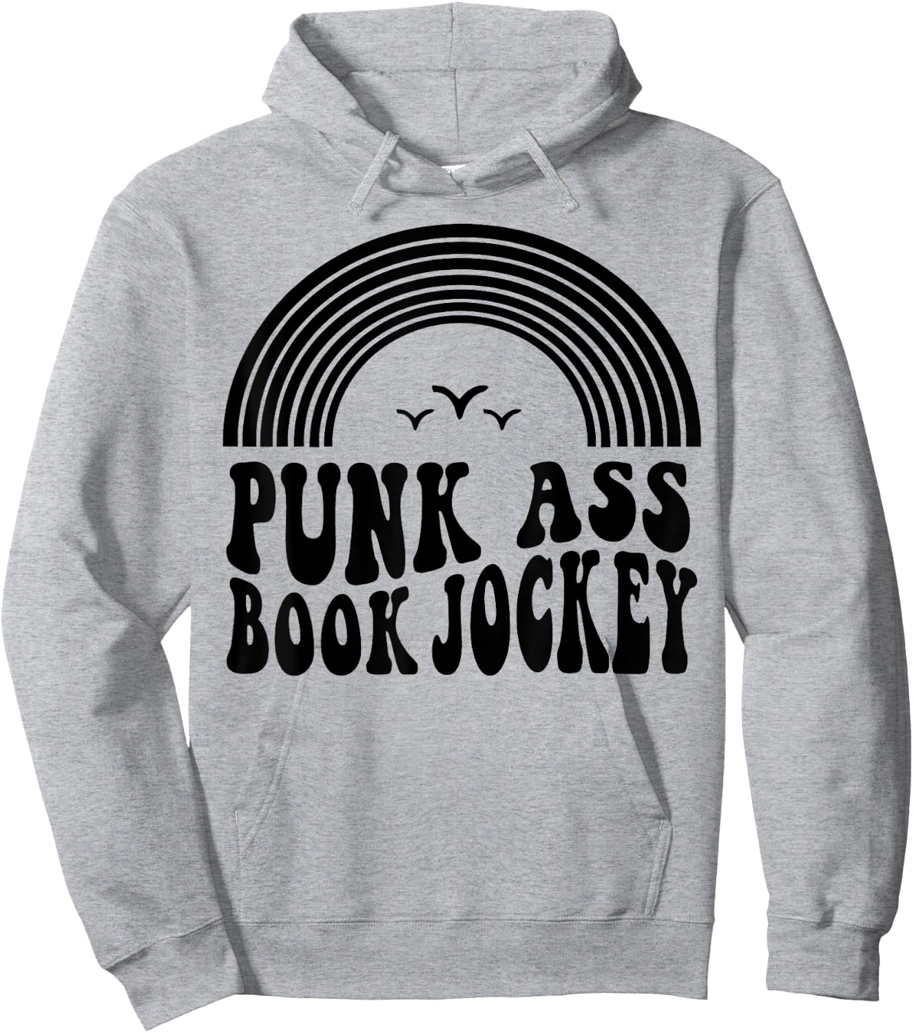 Punk Ass Book Jockey Hoodie - Hoodie | Ash