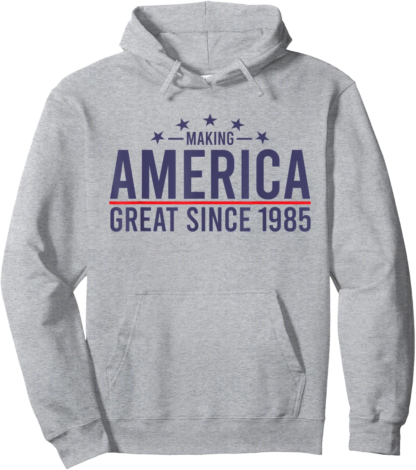 Funny Making America Great Since 1985 Design, 37th Birthday Hoodie - Hoodie | Ash