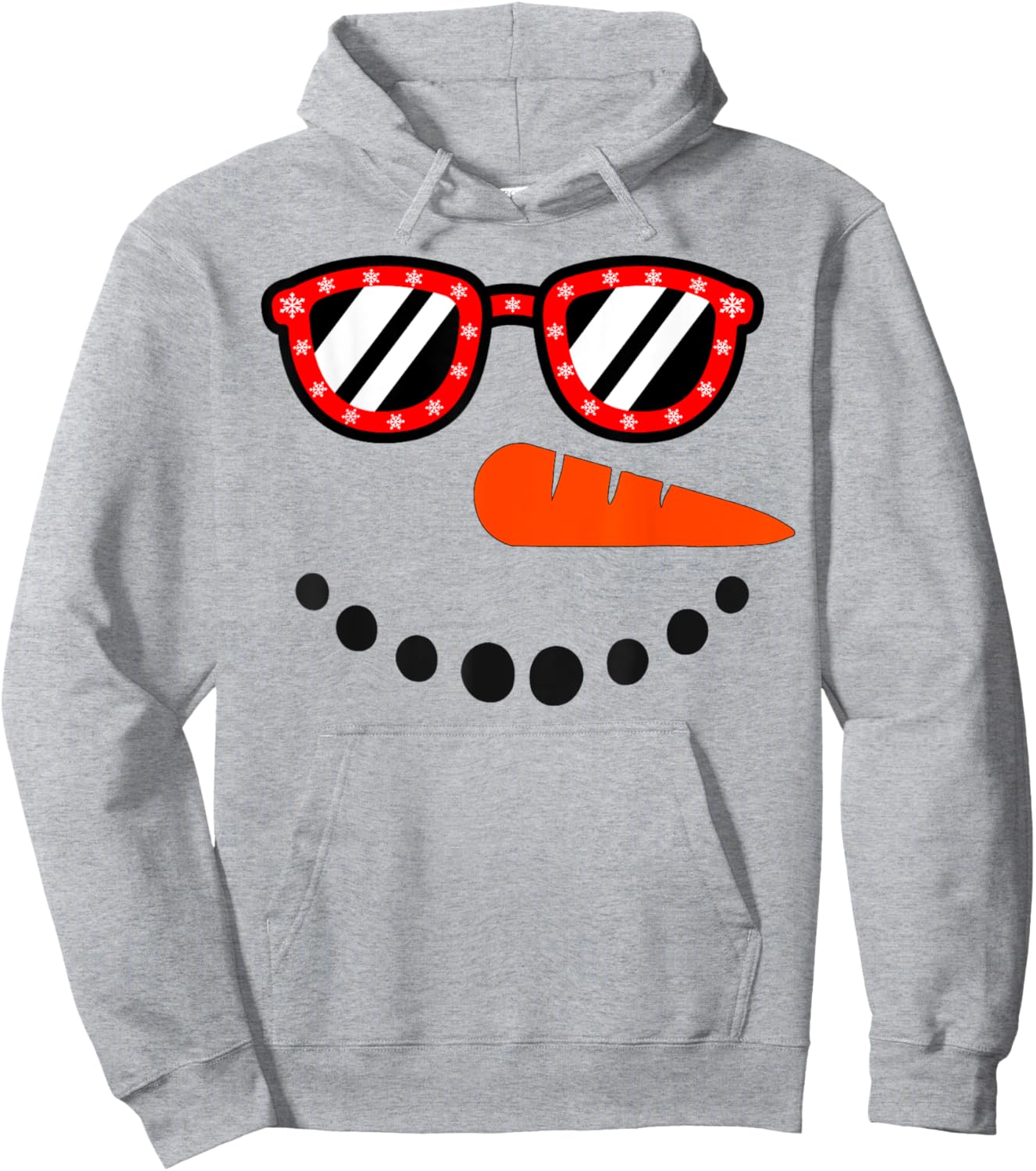 Snowman Christmas Shirts Women Snowman Girls Boys Hoodie - Hoodie | Ash