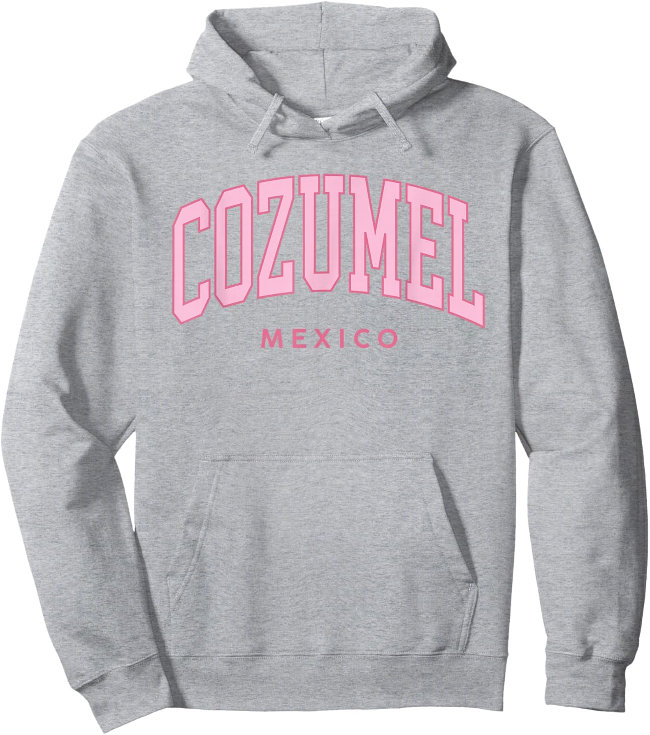 Vintage Cozumel Mexico Pink Retro Preppy Throwback Hoodie - Hoodie | Ash