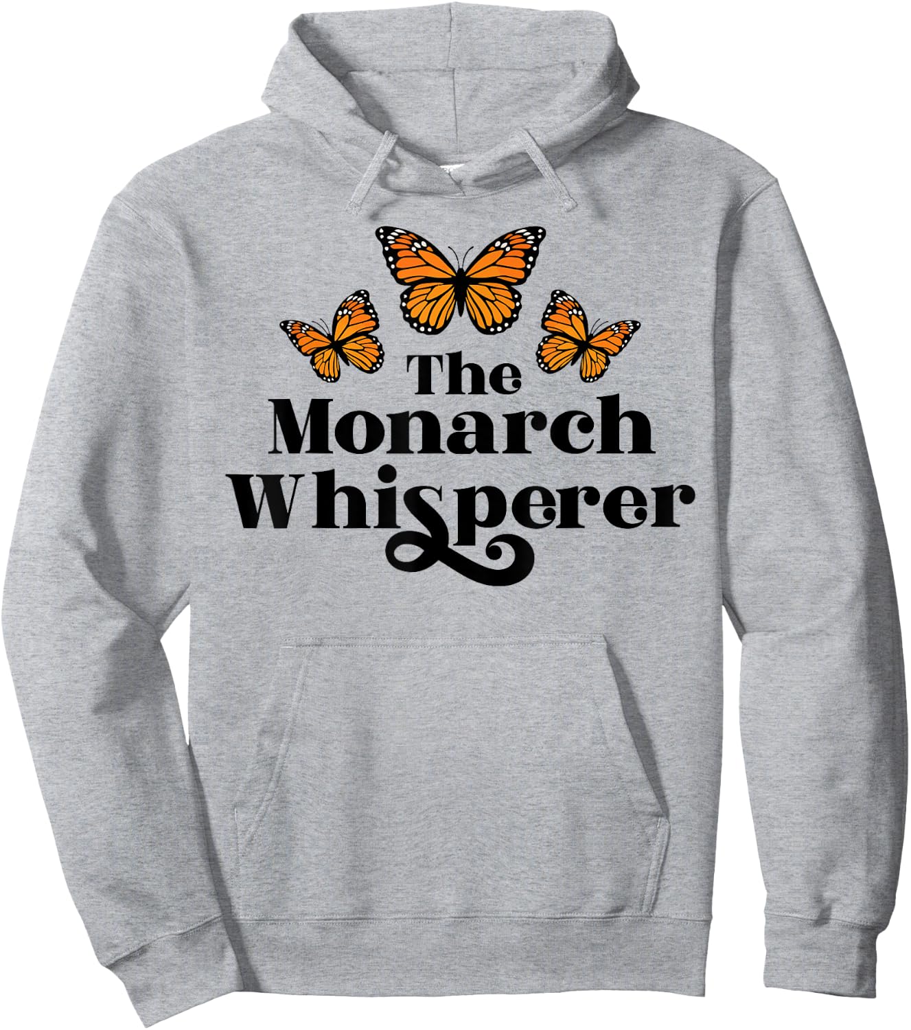 This Monarch Whisperer Butterfly Lover Retro Vintage Women Hoodie - Hoodie | Ash