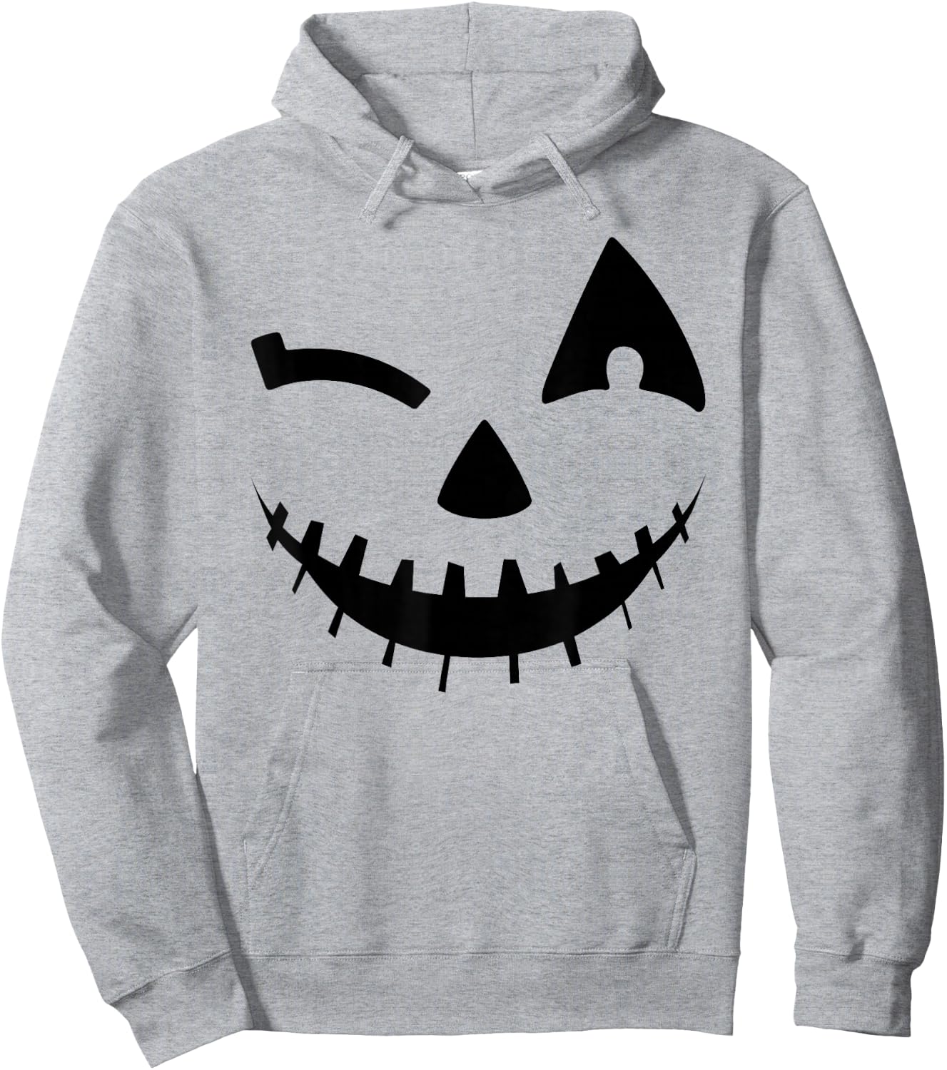 Adult Pumpkin Shirt Women Halloween Jackolantern Costume Hoodie - Hoodie | Ash