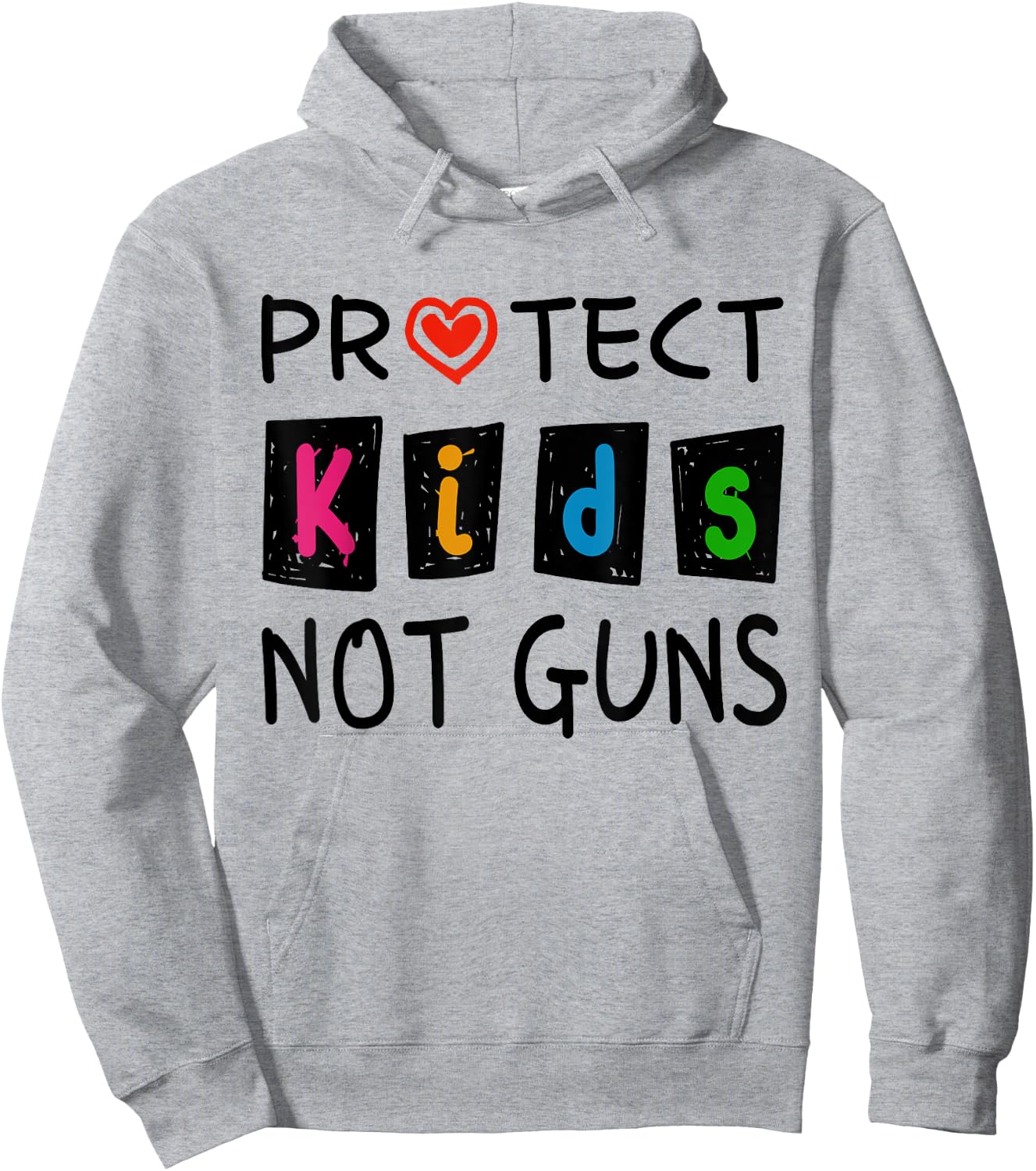 Protect Kids Not Guns Protect Children Stop Gun Violence Hoodie - Hoodie | Ash