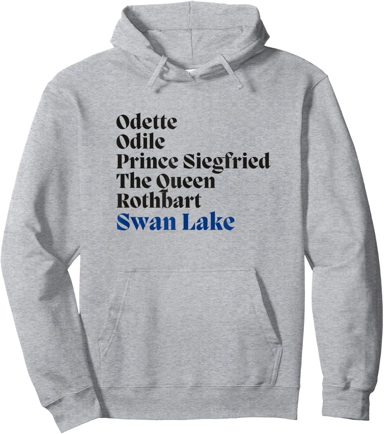 SWAN LAKE Main Characters Cast List Ballet Dancer Graphic Hoodie - Hoodie | Ash