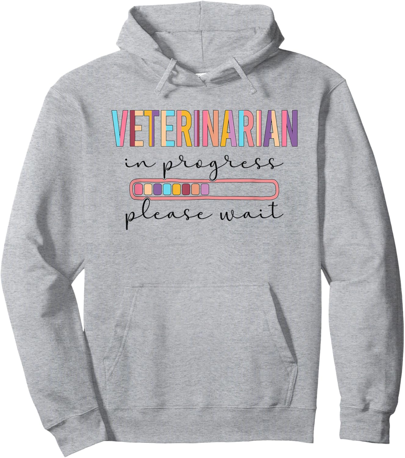 Future Veterinarian In Progress Veterinary Student Hoodie - Hoodie | Ash