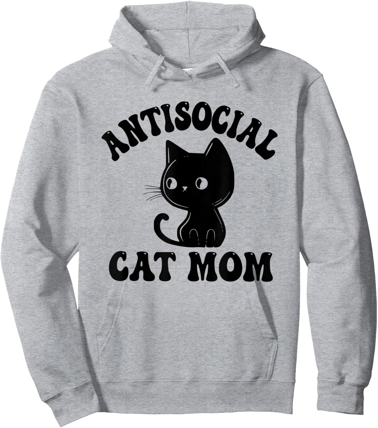 Antisocial Cat Mom Introvert Anti Social Anxiety Introverted Women Hoodie - Hoodie | Ash