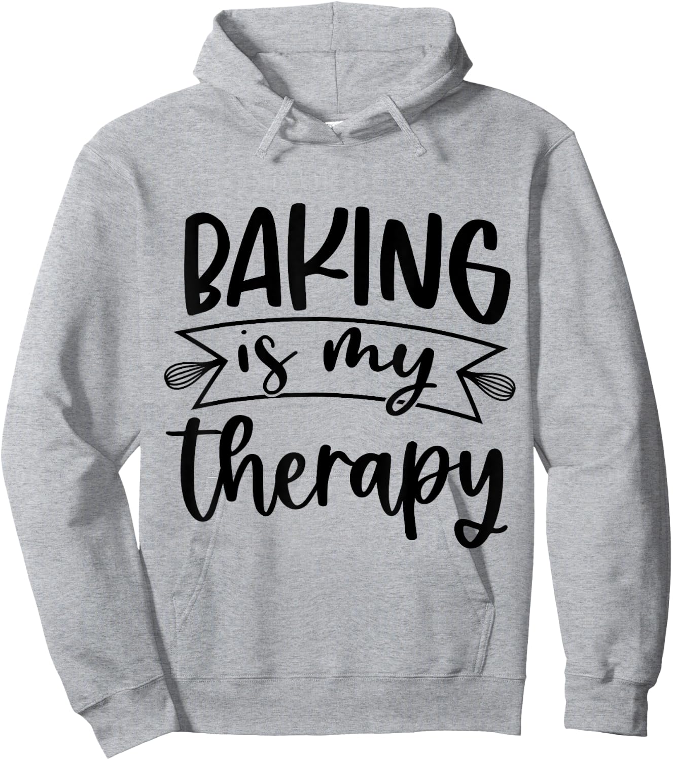 Baking Is My Therapy Hoodie - Hoodie | Ash