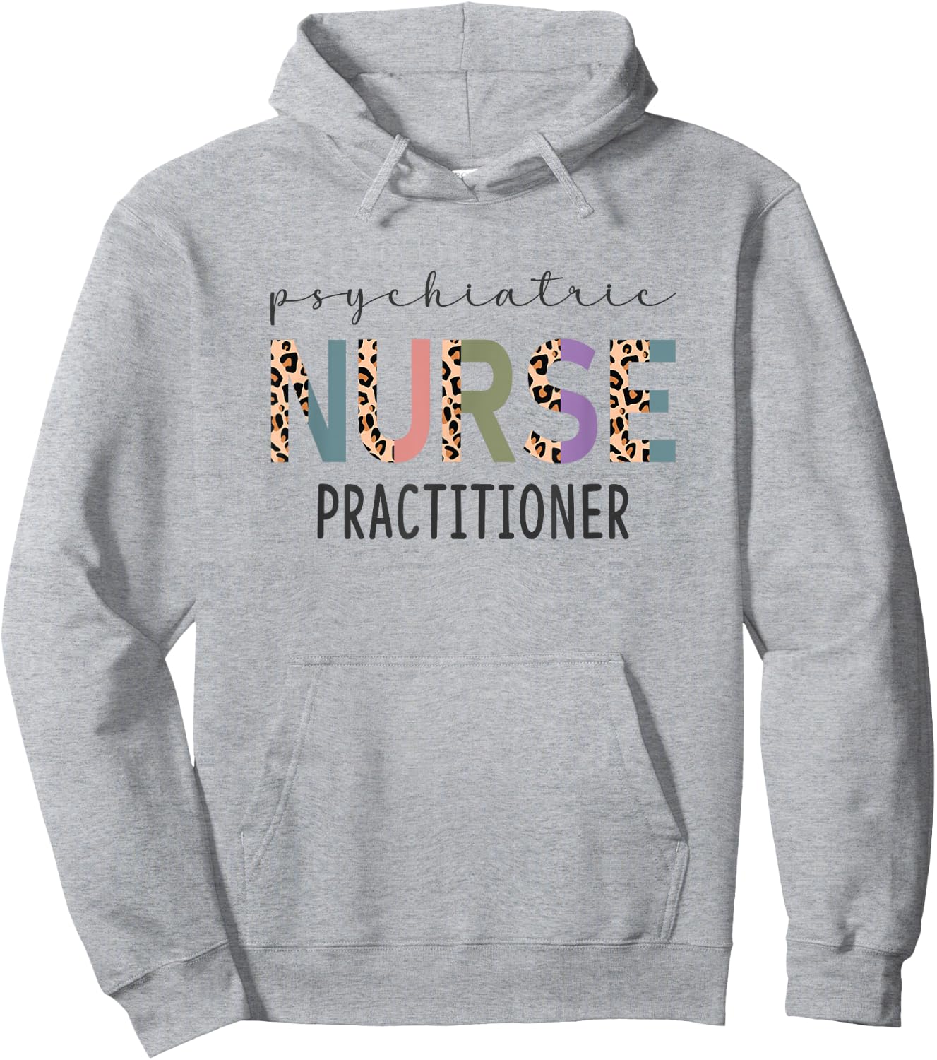 Psychiatric Nurse Practitioner Gift Funny PMHNP Women Nurse Hoodie - Hoodie | Ash
