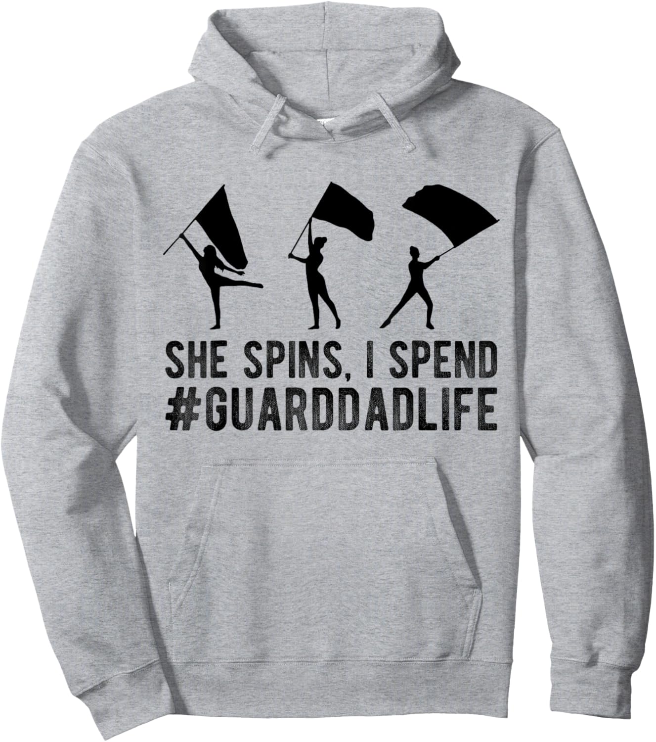 Guard Dad Life Color Guard Dad Of A Color Guard Member Dad Hoodie - Hoodie | Ash