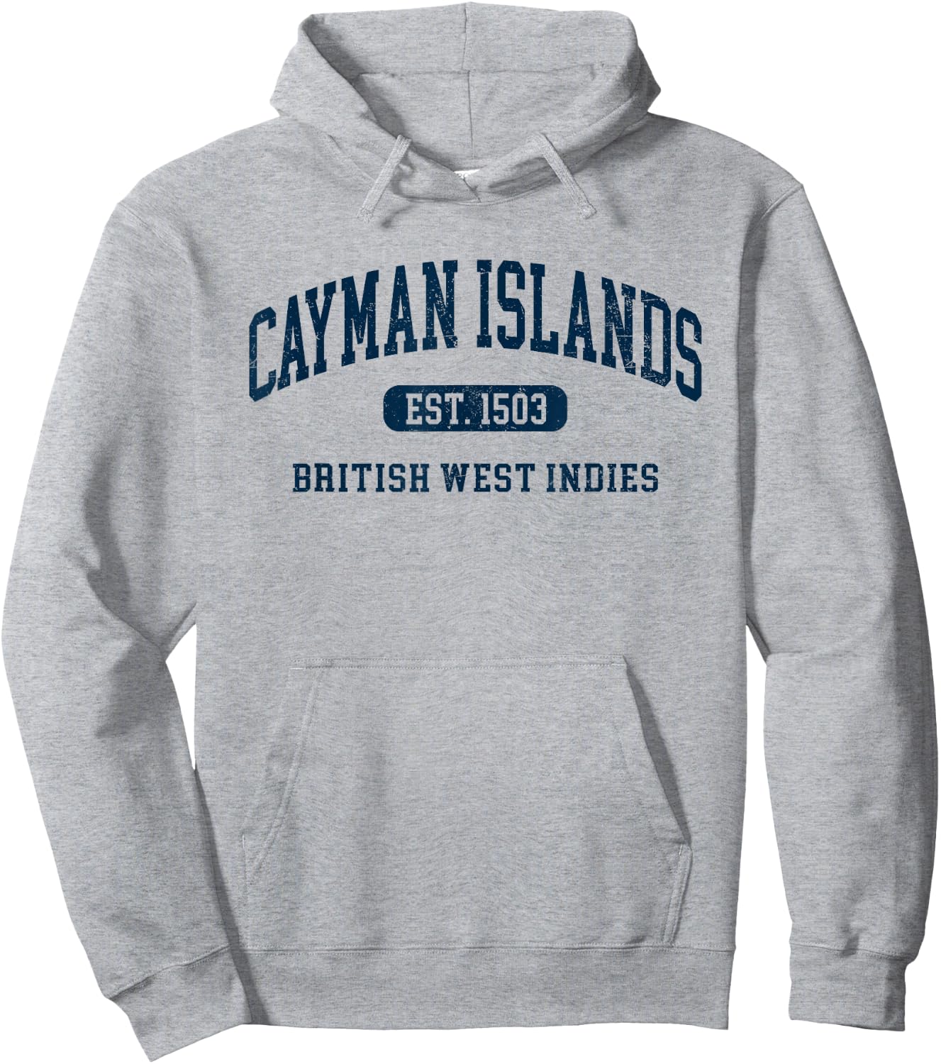 Retro Grand Cayman Islands 1503 Vintage Vacation Souvenir Hoodie - Hoodie | Ash