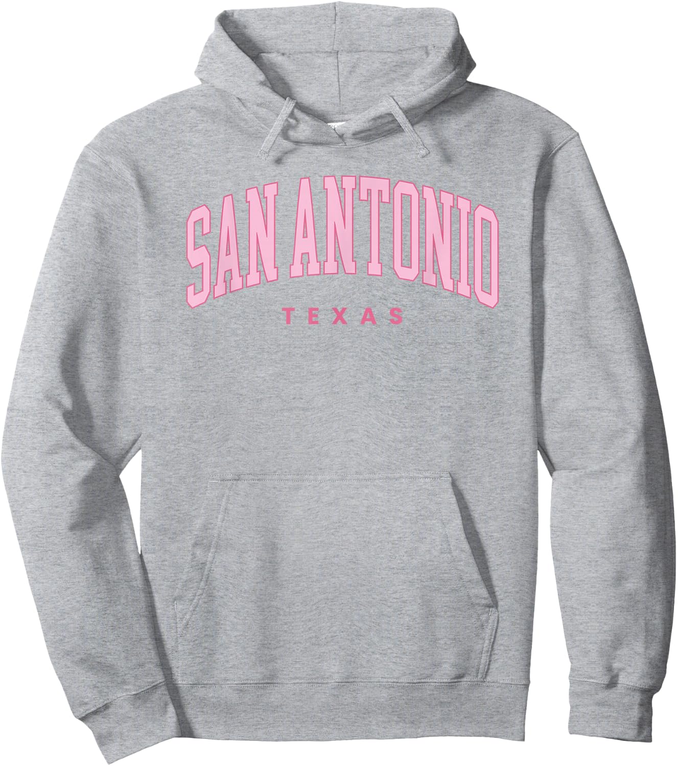 Vintage San Antonio Texas Retro Preppy Throwback Girls Women Hoodie - Hoodie | Ash