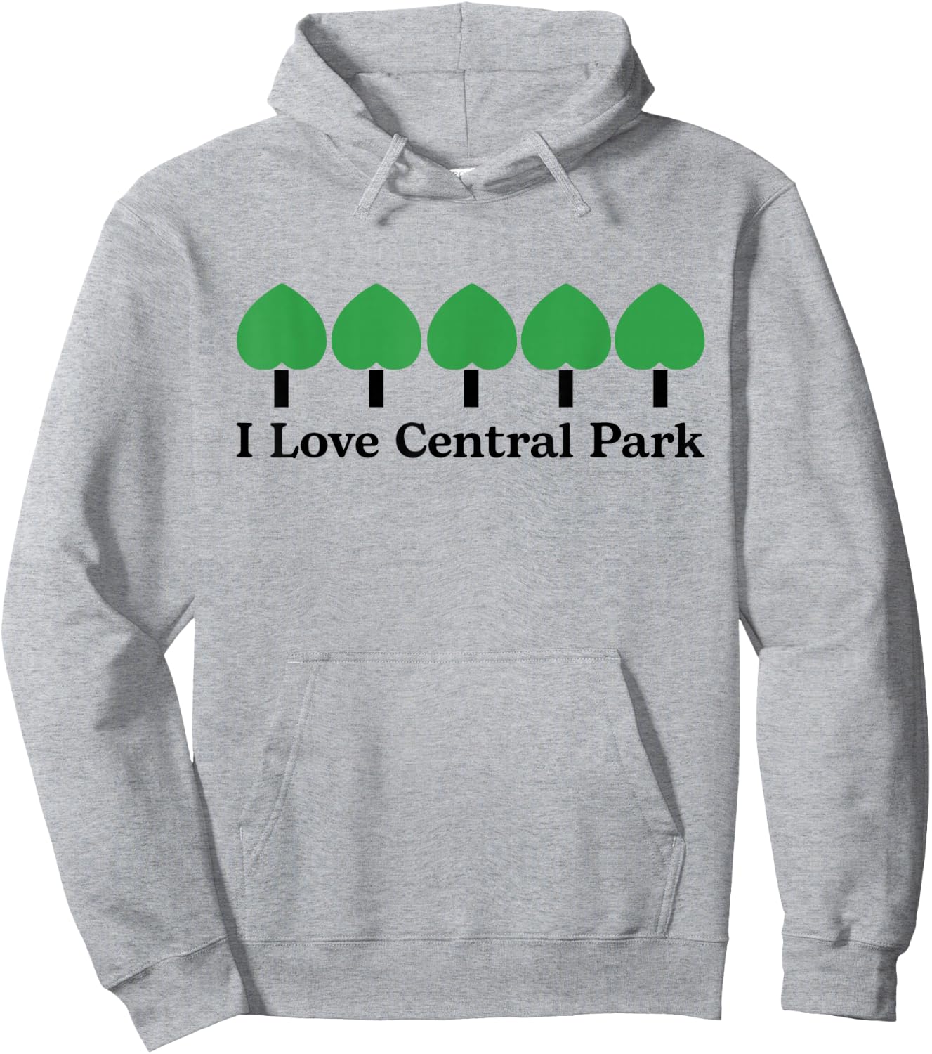 I Love Central Park Hoodie - Hoodie | Ash