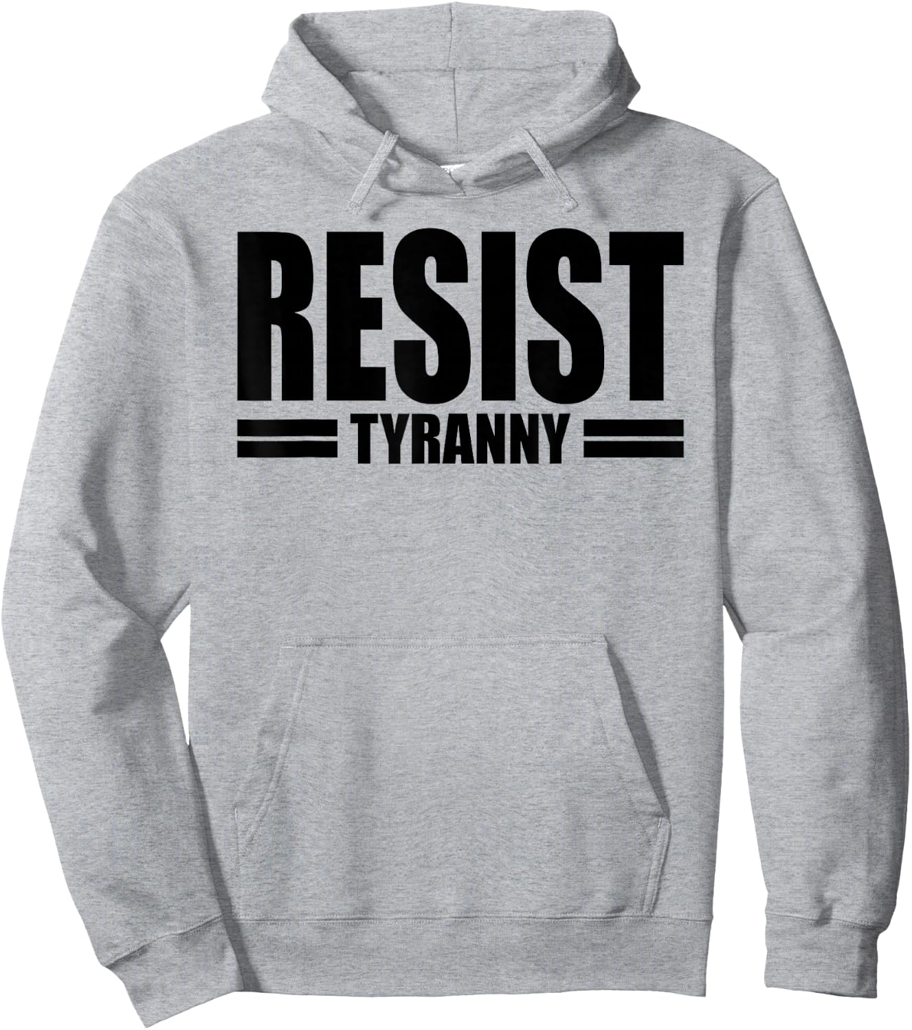 Resist Tyranny I Will Not Comply Disobey Anti Authority Hoodie - Hoodie | Ash