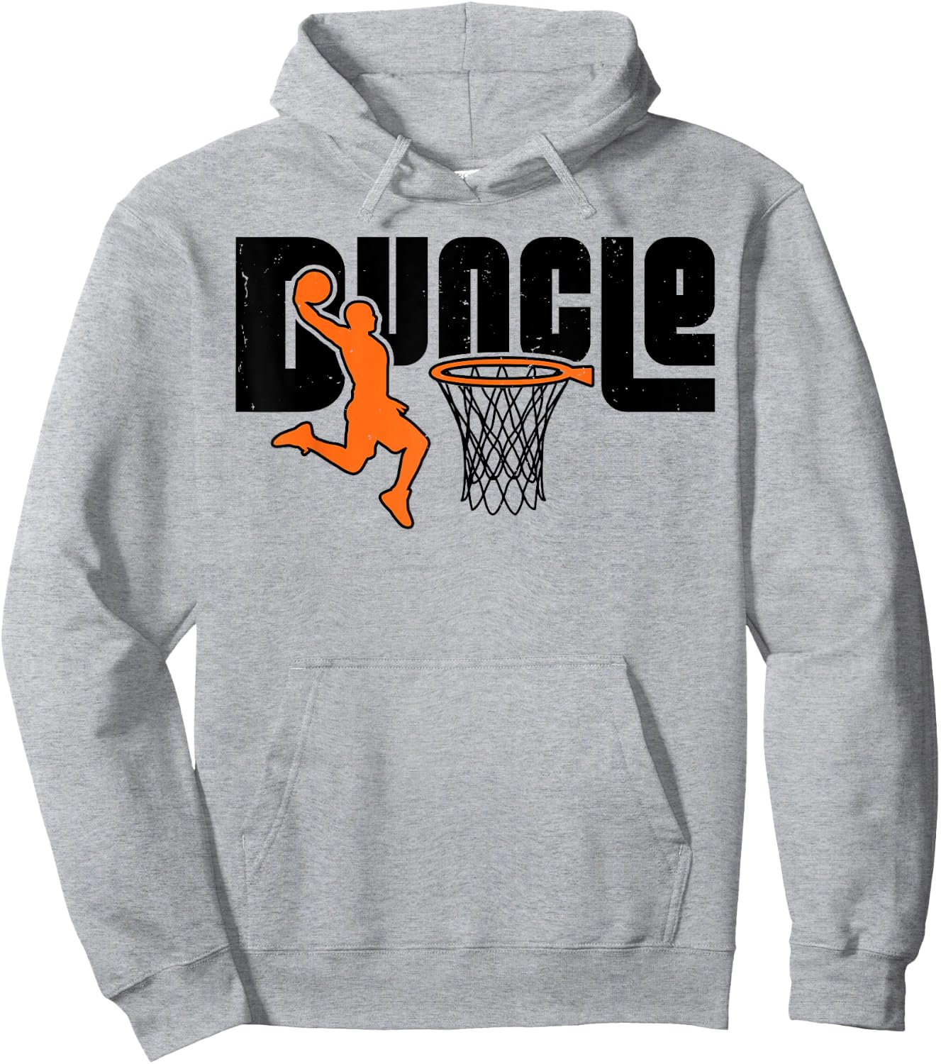 Duncle Basketball Uncle Player Sport Basketballer Funny Hoodie - Hoodie | Ash