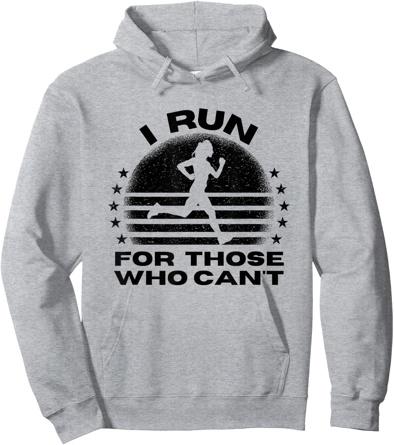 I Run for Those Who Can't, Marathon Runners Endorphins Hoodie - Hoodie | Ash