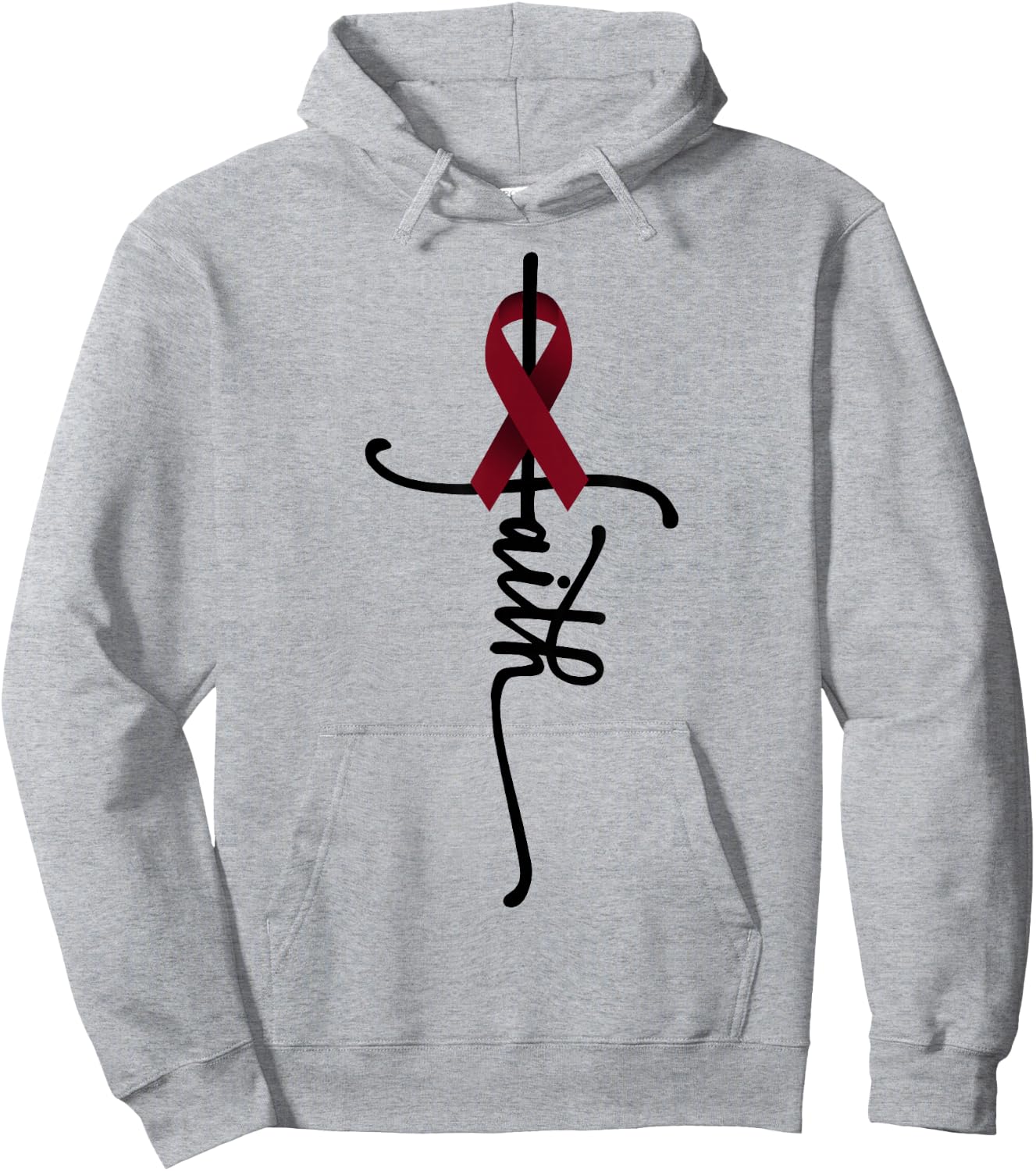 Multiple Myeloma Cancer Faith Multiple Myeloma Cancer Hoodie - Hoodie | Ash