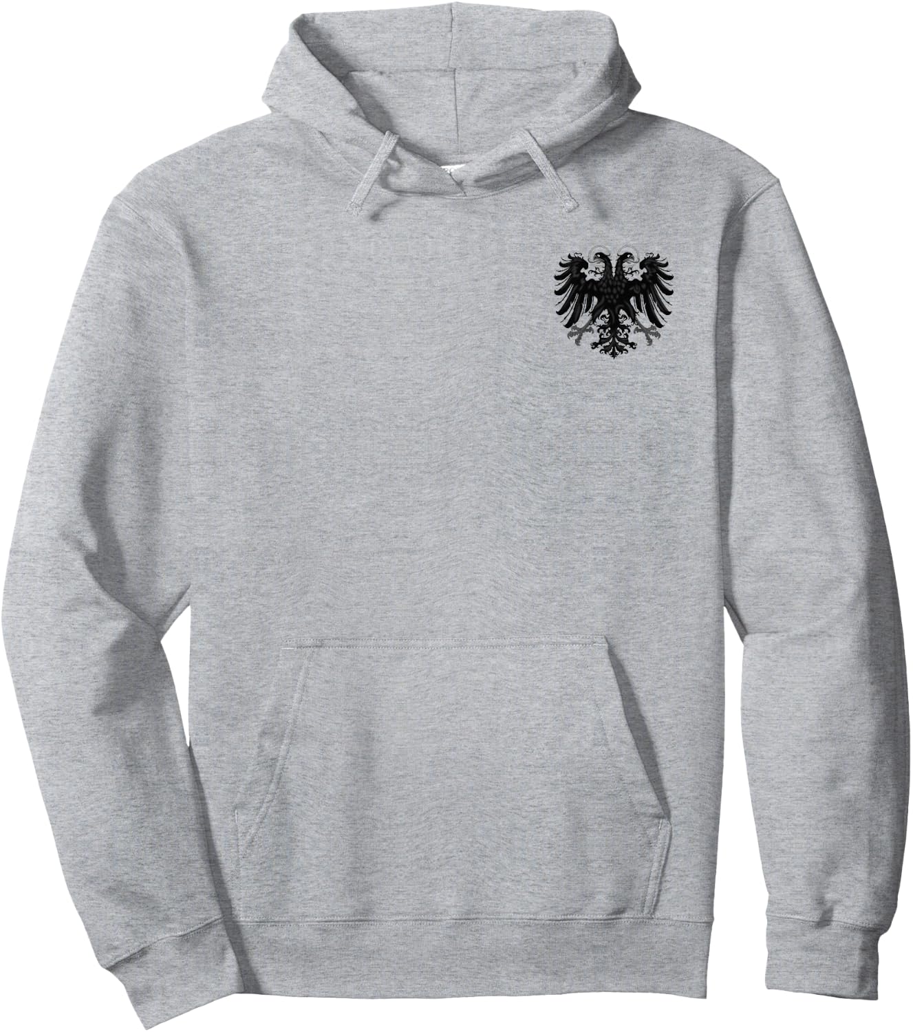 Holy Roman Banner Flag Double Headed Eagle Empire Hoodie - Hoodie | Ash