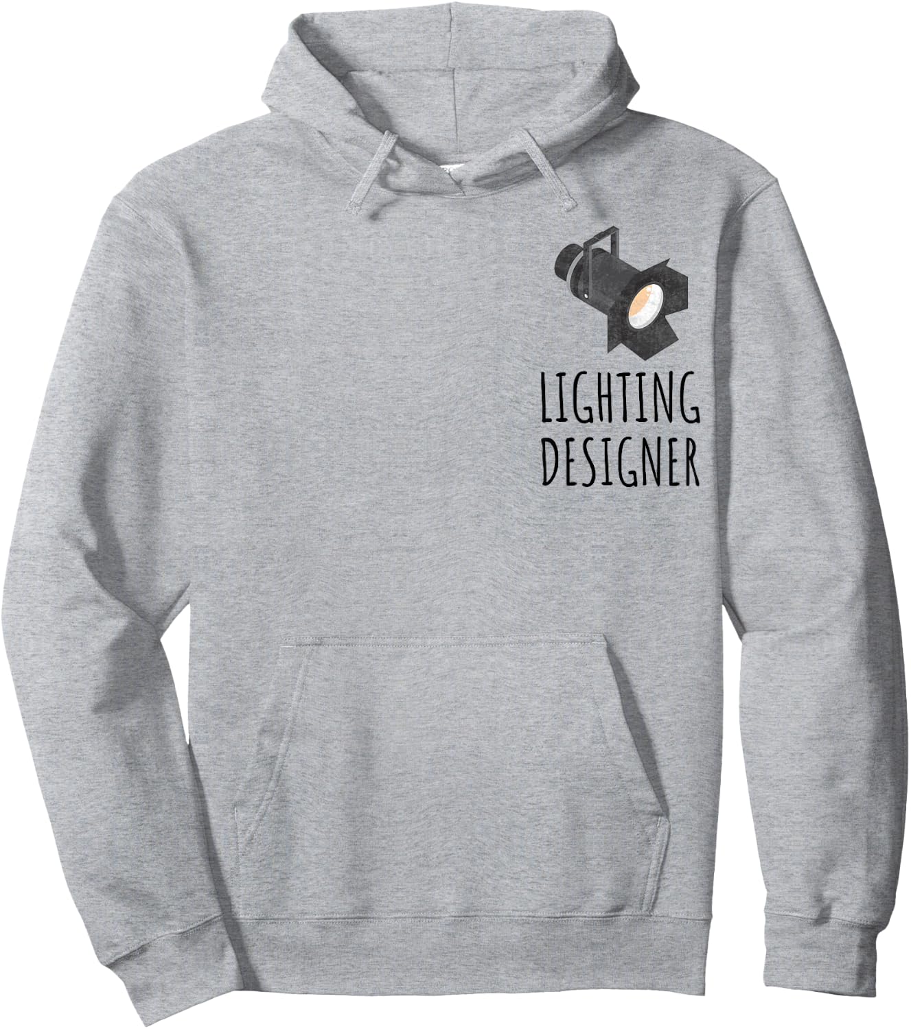 Lighting Designer Theatre LD Stage Hoodie - Hoodie | Ash