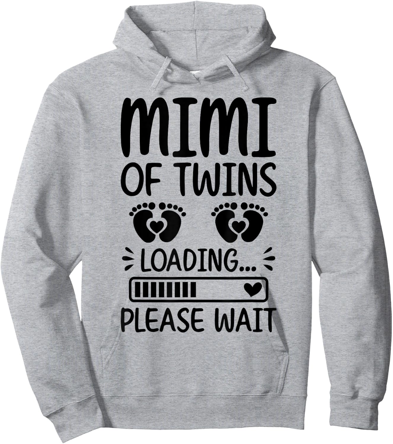 Soon To Be Mimi Of Twins Loading Promoted To Twin Mimi Hoodie - Hoodie | Ash