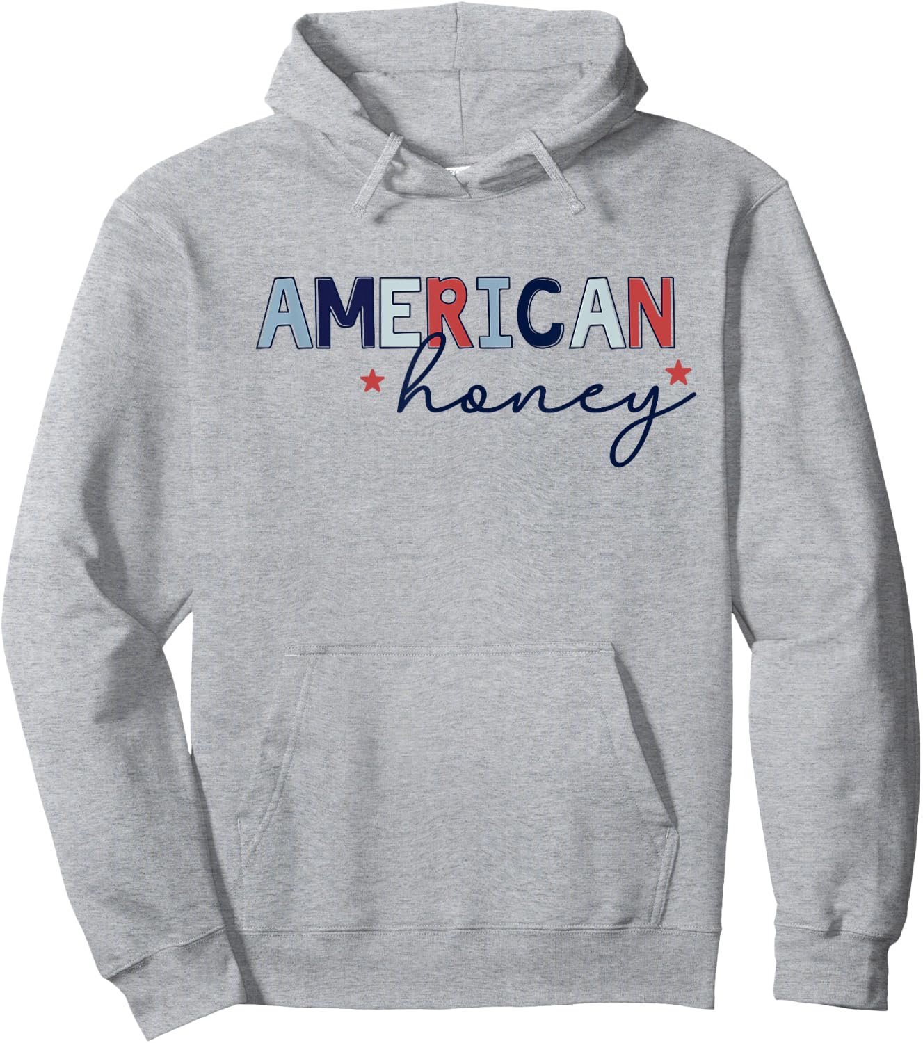 American Honey, Cute 4th of July Hoodie - Hoodie | Ash