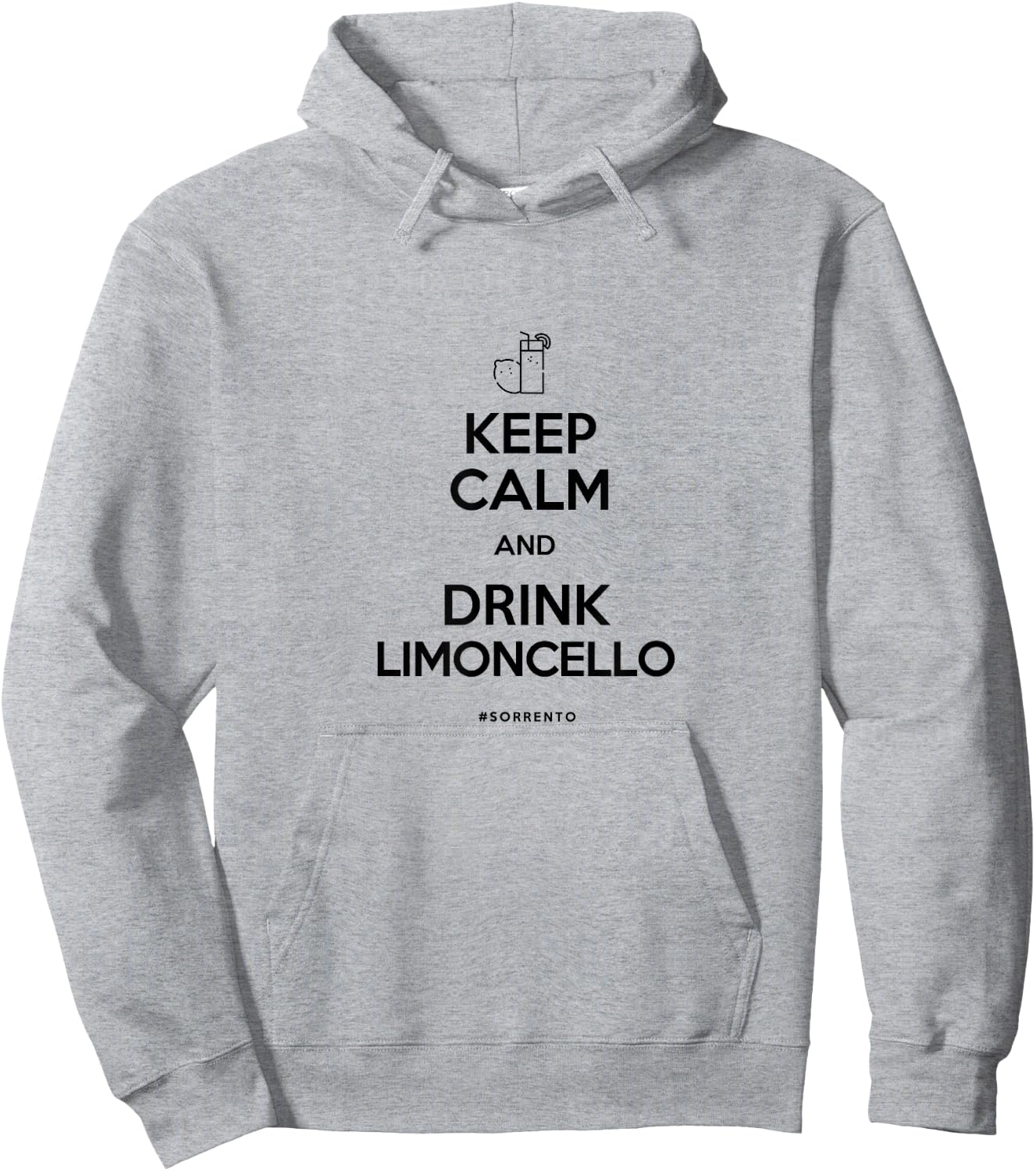 Keep Calm and Drink Limoncello Hoodie - Hoodie | Ash