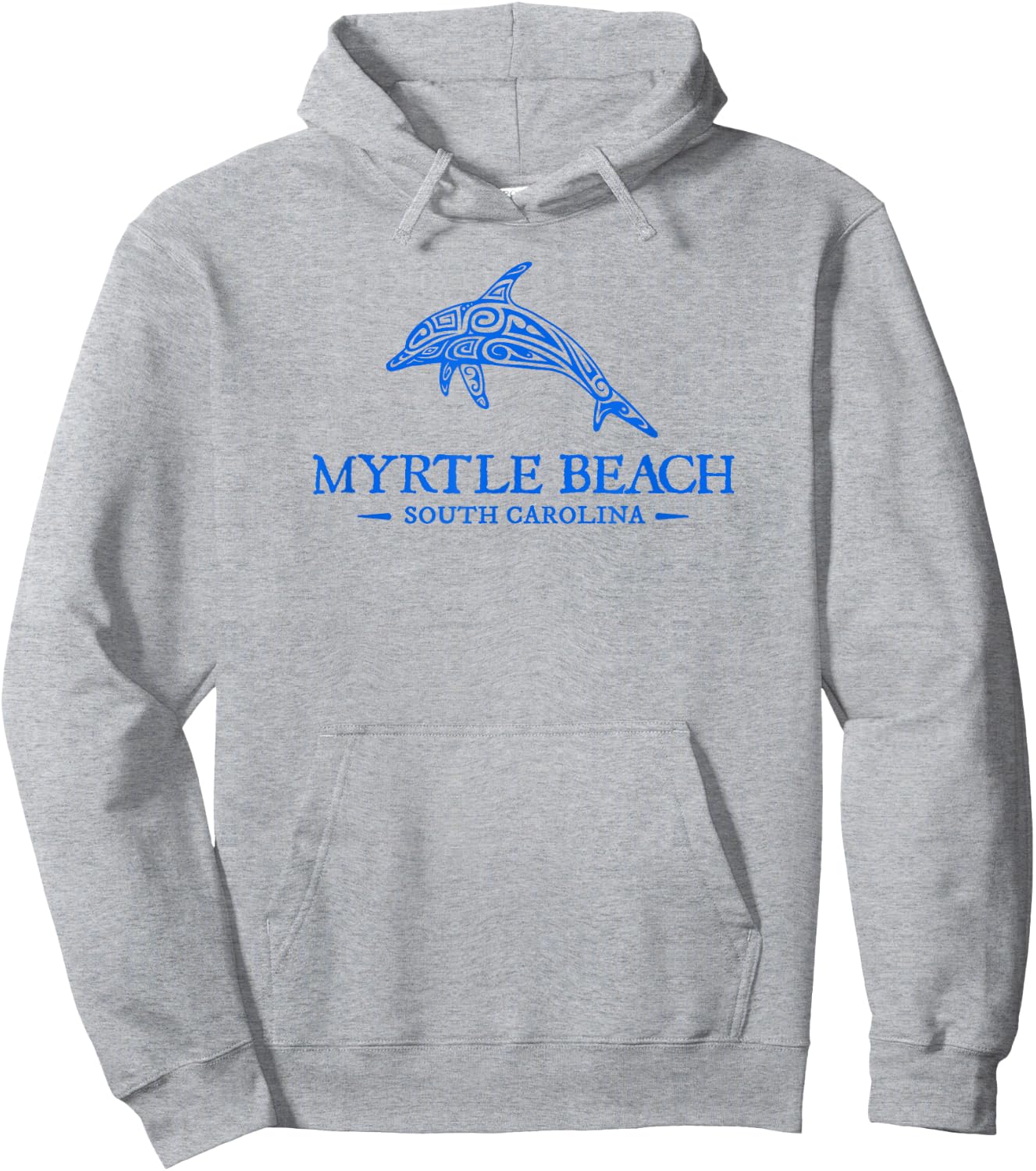 Myrtle Beach South Carolina Dolphin Boys Girls Souvenir Hoodie - Hoodie | Ash