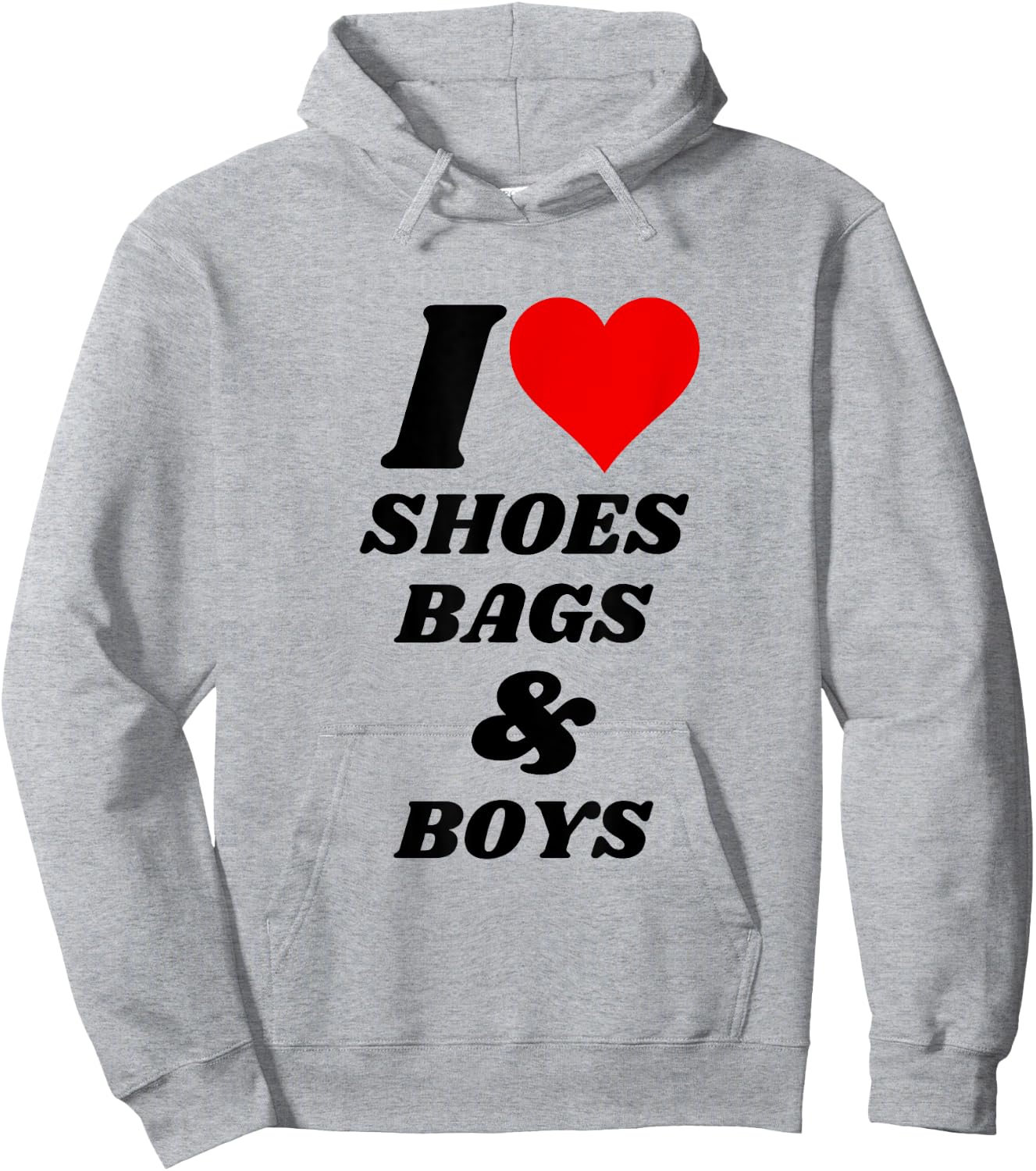 I love shoes bags and boys Hoodie - Hoodie | Ash