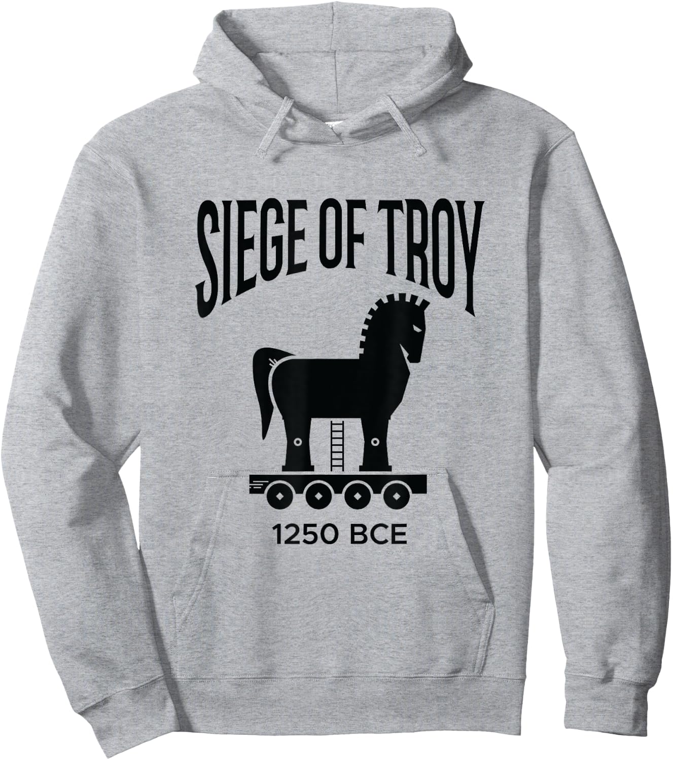 Siege of Troy Trojan Horse Trojan War Greek Mythology Hoodie - Hoodie | Ash