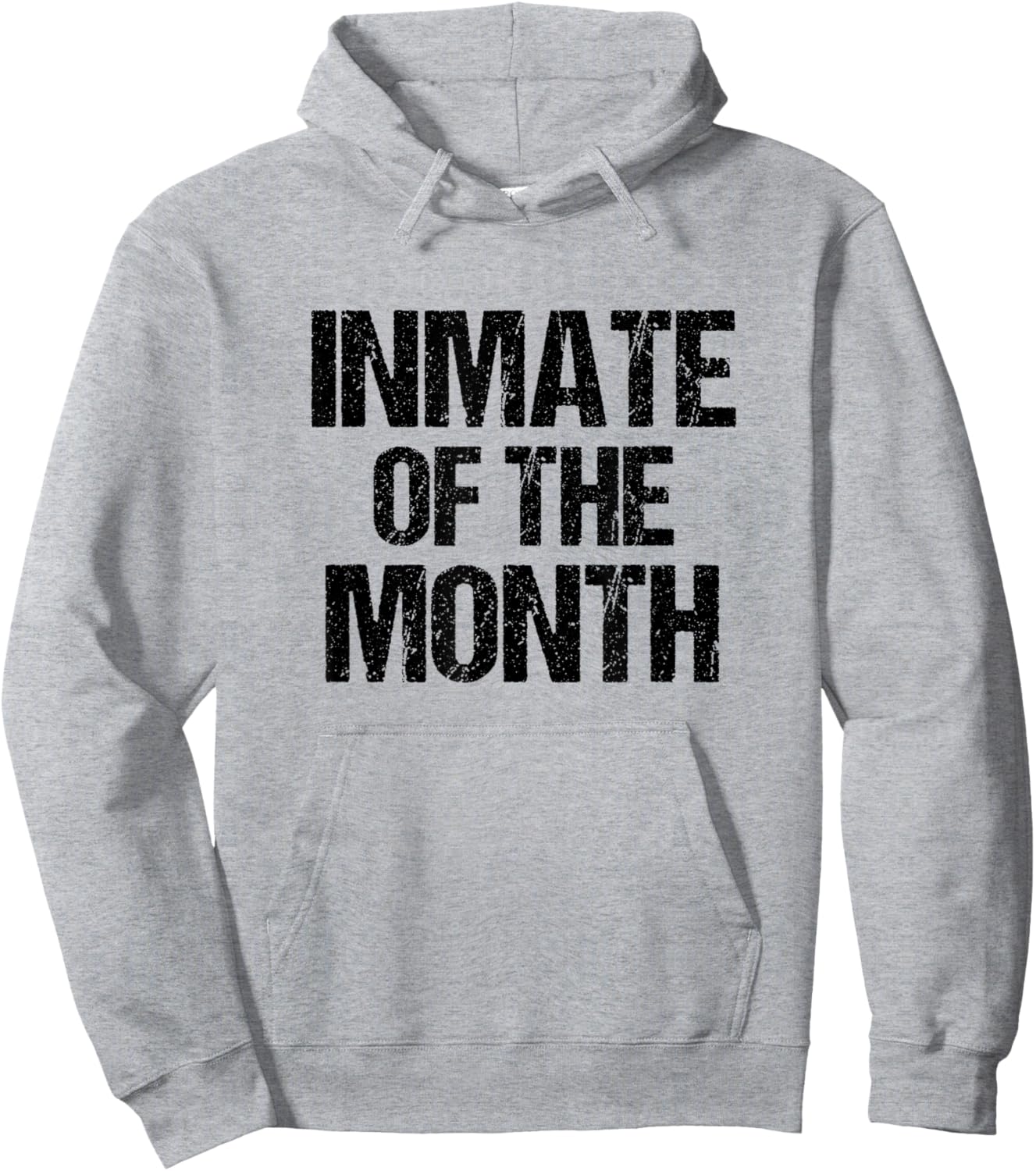 Prisoner Costume Prison Inmate of the Month County Jail Hoodie - Hoodie | Ash