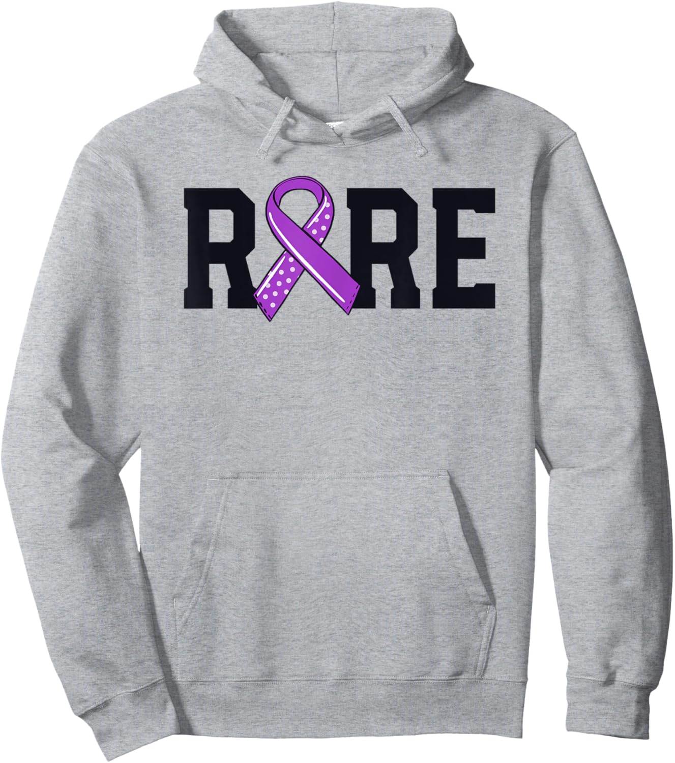 Rare Disease Mastocytosis Awareness Mast Cell Ribbon MCAS Hoodie - Hoodie | Ash