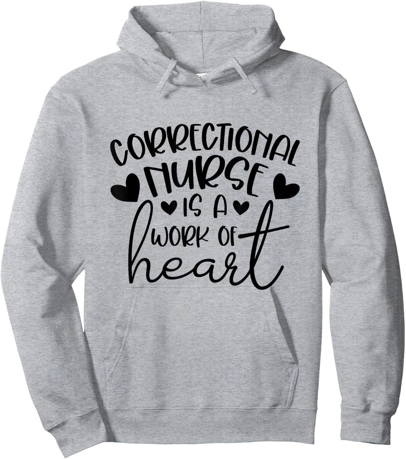 Correctional Nurse Corrections Nursing Department Nurse Hoodie - Hoodie | Ash