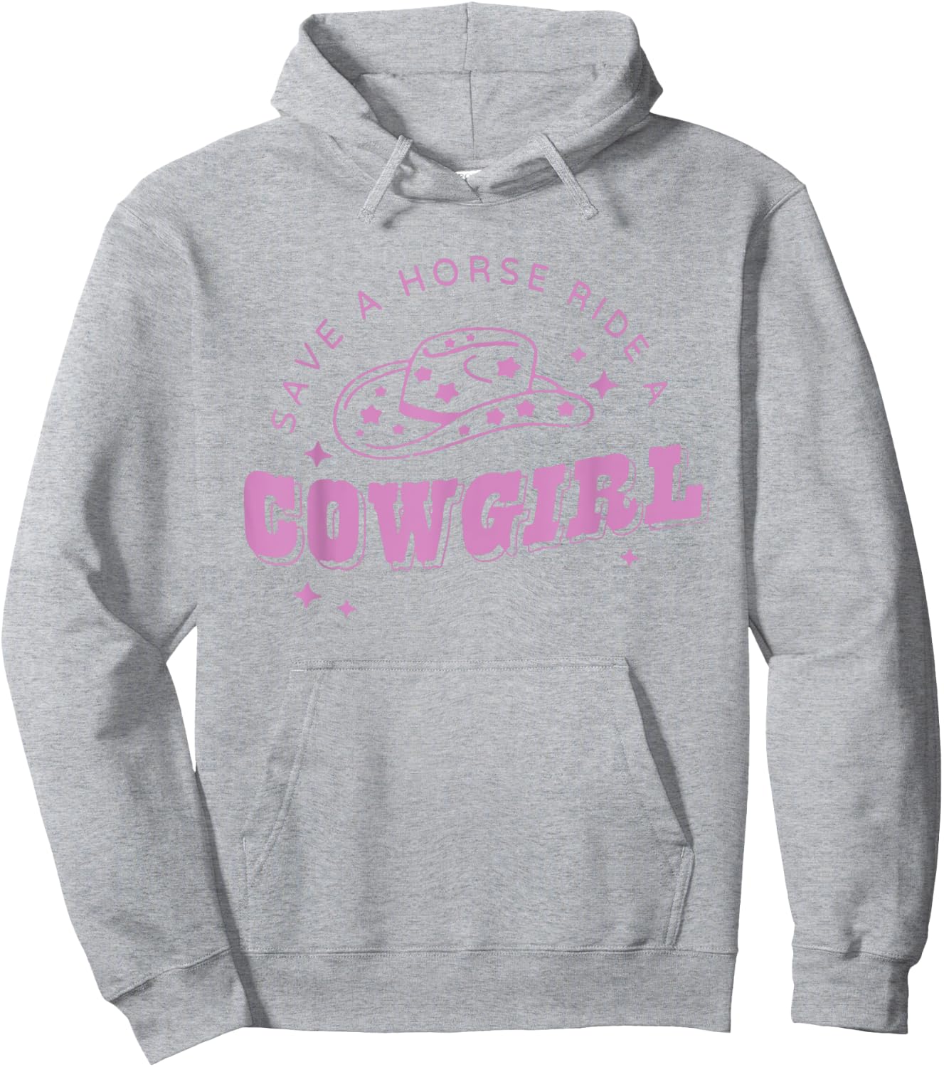 Save a Horse Ride a Cowgirl Lesbian Western Subtle Pride Hoodie - Hoodie | Ash
