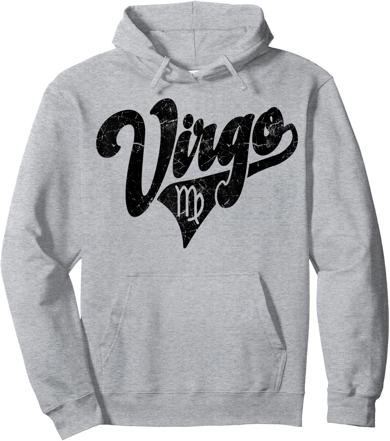 Virgo Retro Zodiac - Astrology - Horoscope, Virgo Hoodie - Hoodie | Ash