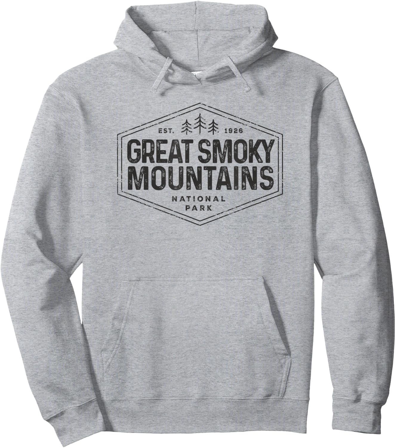 Great Smoky Mountains National Park Vintage Kids Hoodie - Hoodie | Ash